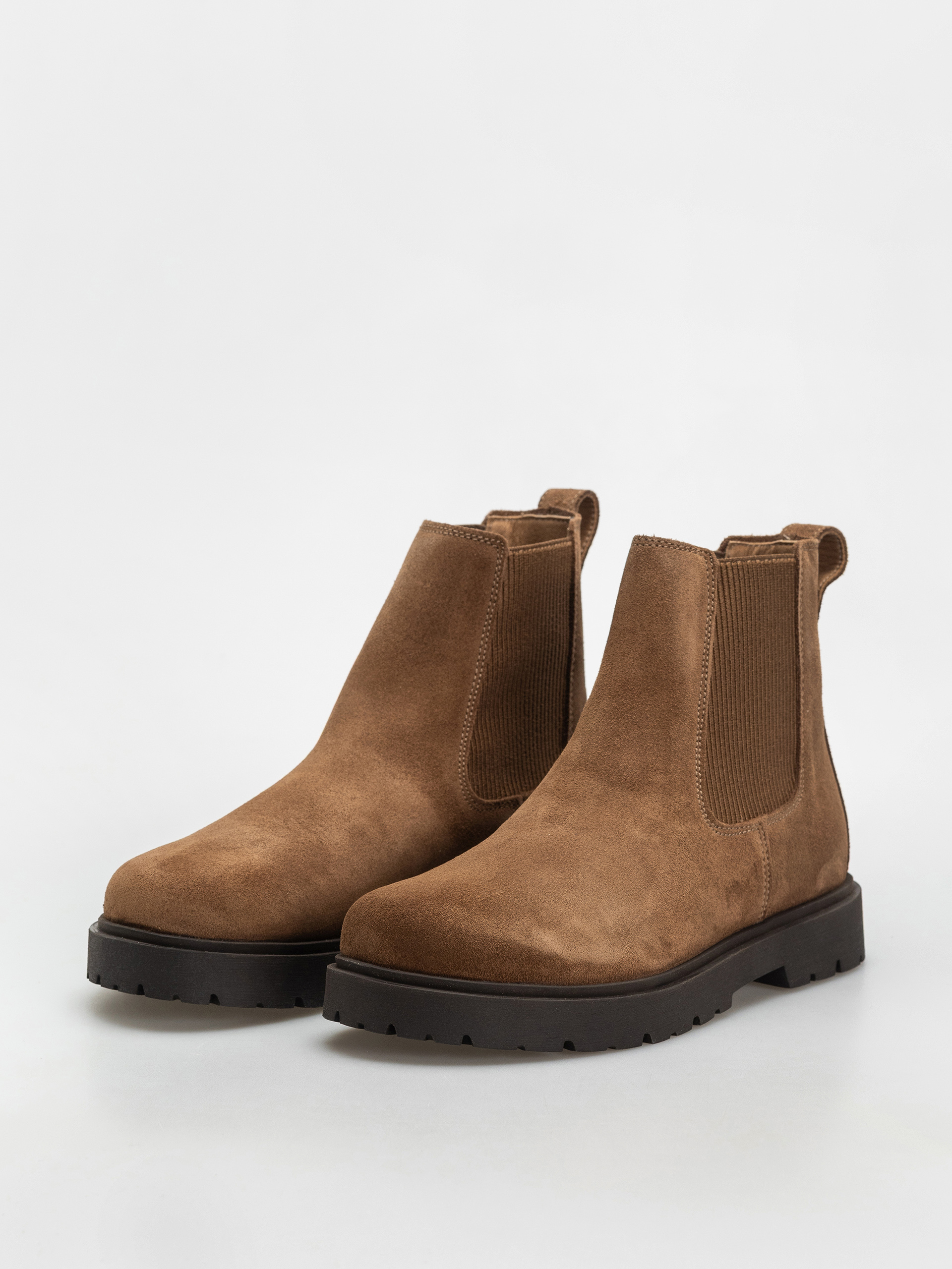 Birkenstock Shoes Highwood Slip On Suede Leather Narrow Wmn (dark tea)