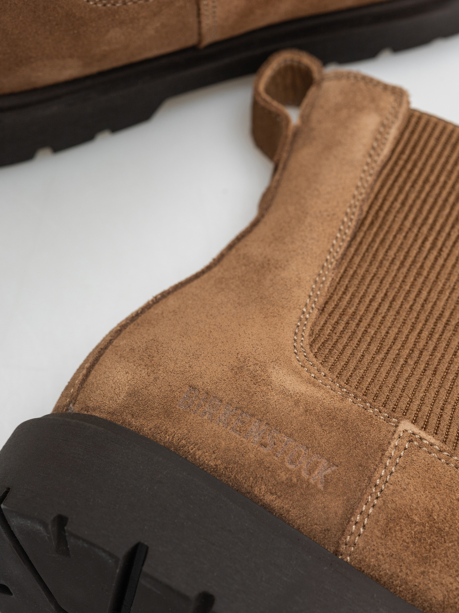 Birkenstock Schuhe Highwood Slip On Suede Leather Narrow Wmn (dark tea)