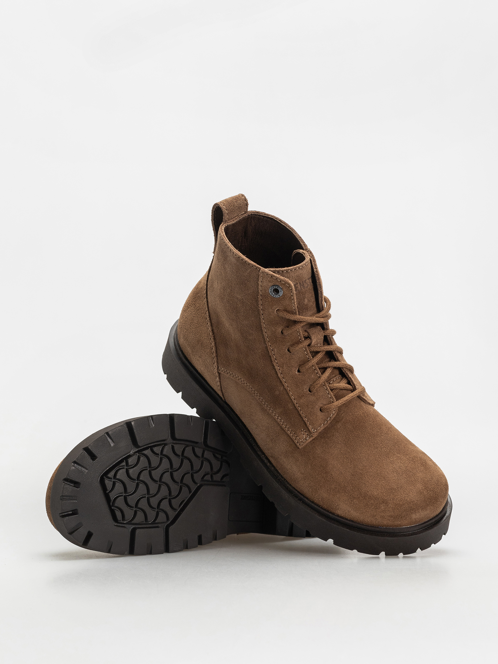 Birkenstock Schuhe Highwood Lace Mid Suede Leather Narrow Wmn (dark tea)