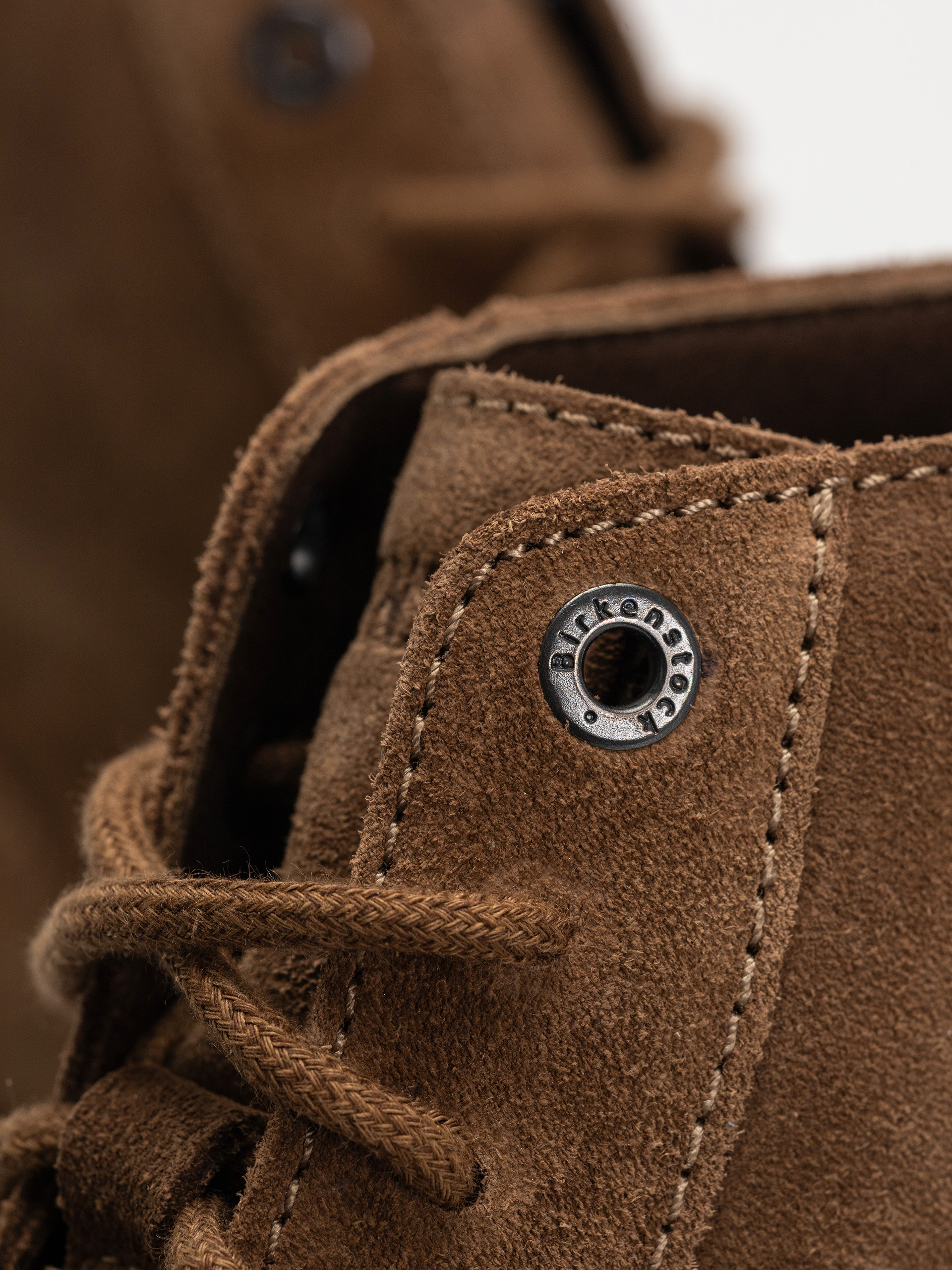 Birkenstock Schuhe Highwood Lace Mid Suede Leather Narrow Wmn (dark tea)