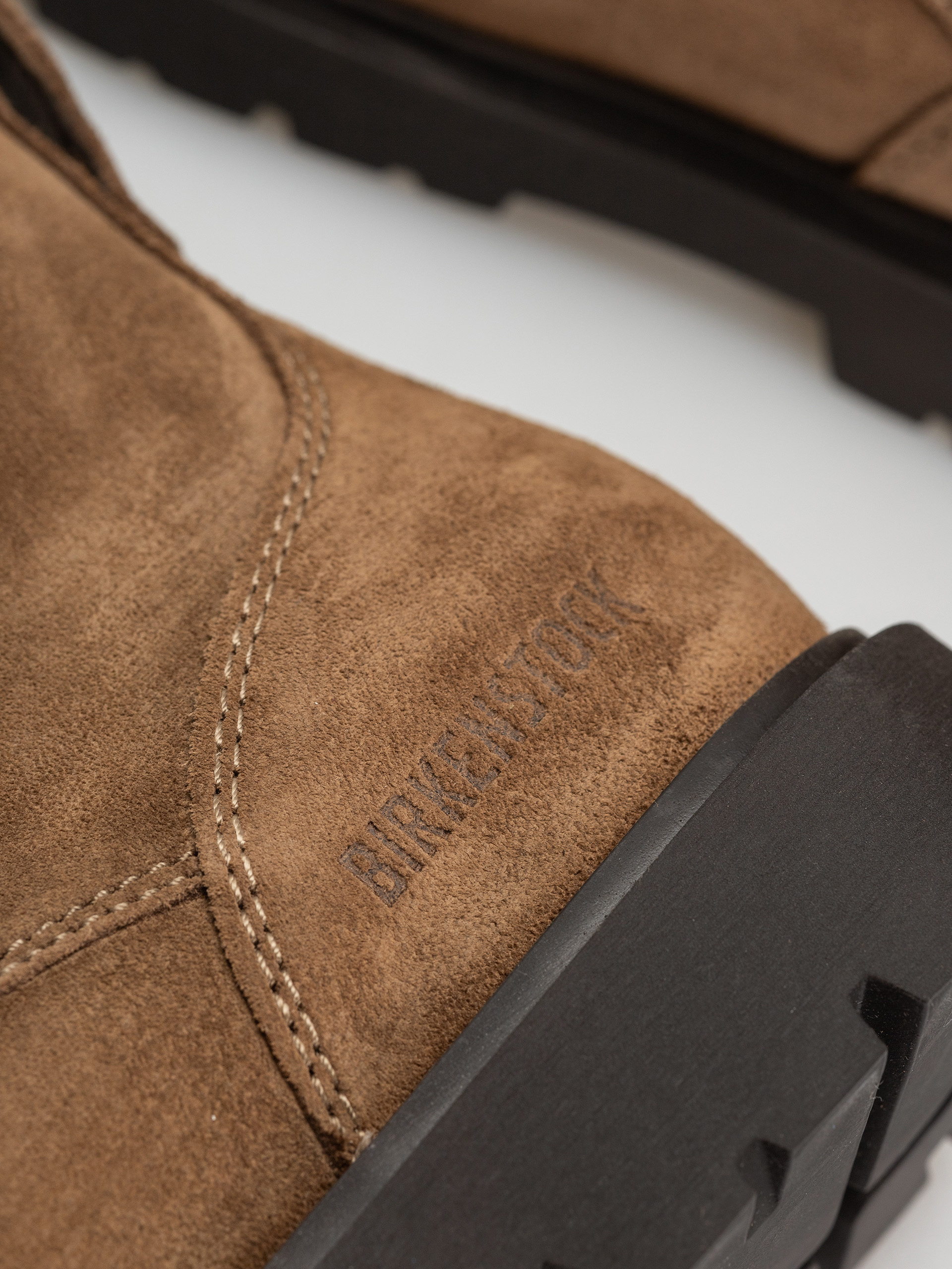 Birkenstock Schuhe Highwood Lace Mid Suede Leather Narrow Wmn (dark tea)