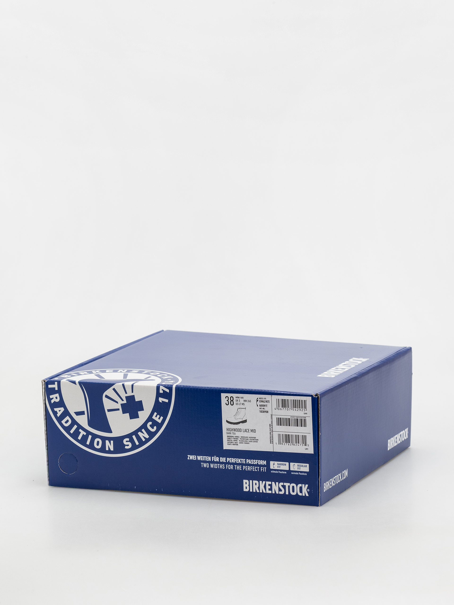 Birkenstock Schuhe Highwood Lace Mid Suede Leather Narrow Wmn (dark tea)