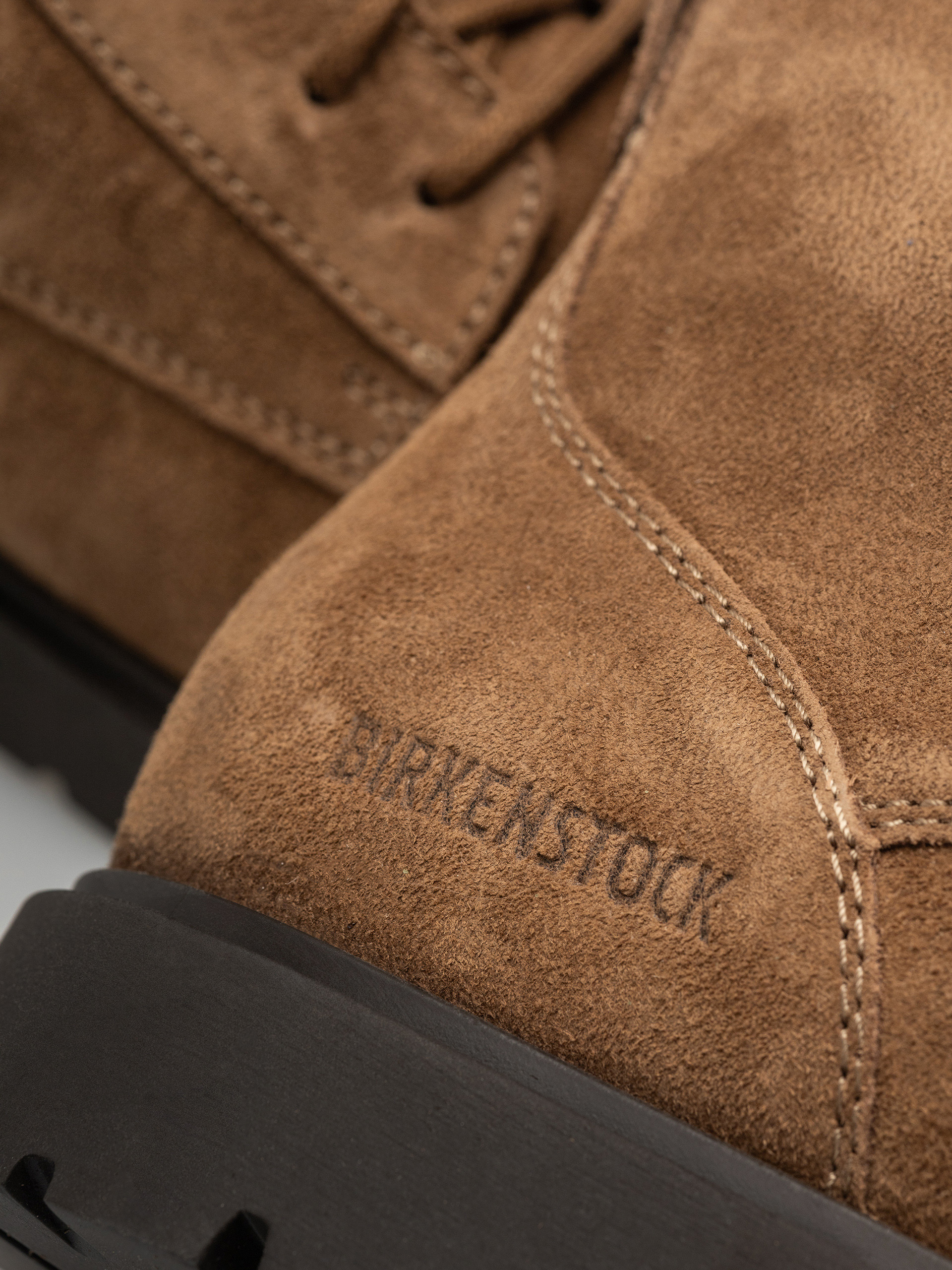 Birkenstock Schuhe Highwood Lace Mid Suede Leather Regular (dark tea)