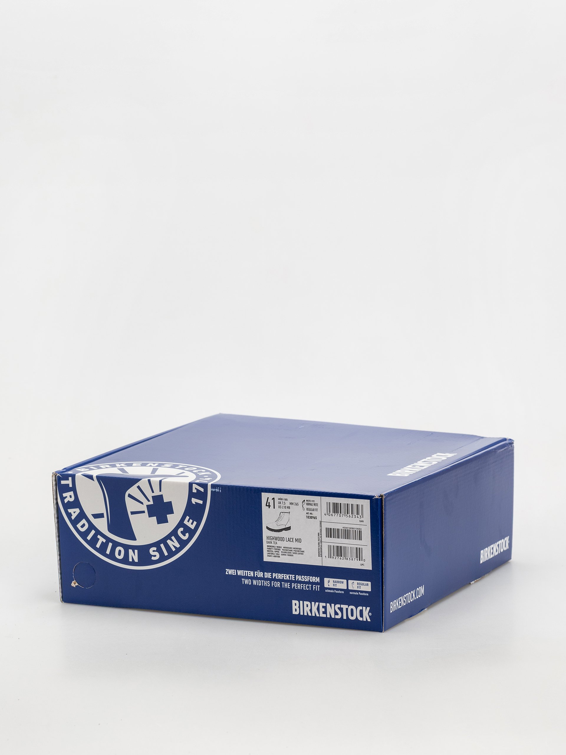 Birkenstock Shoes Highwood Lace Mid Suede Leather Regular (dark tea)