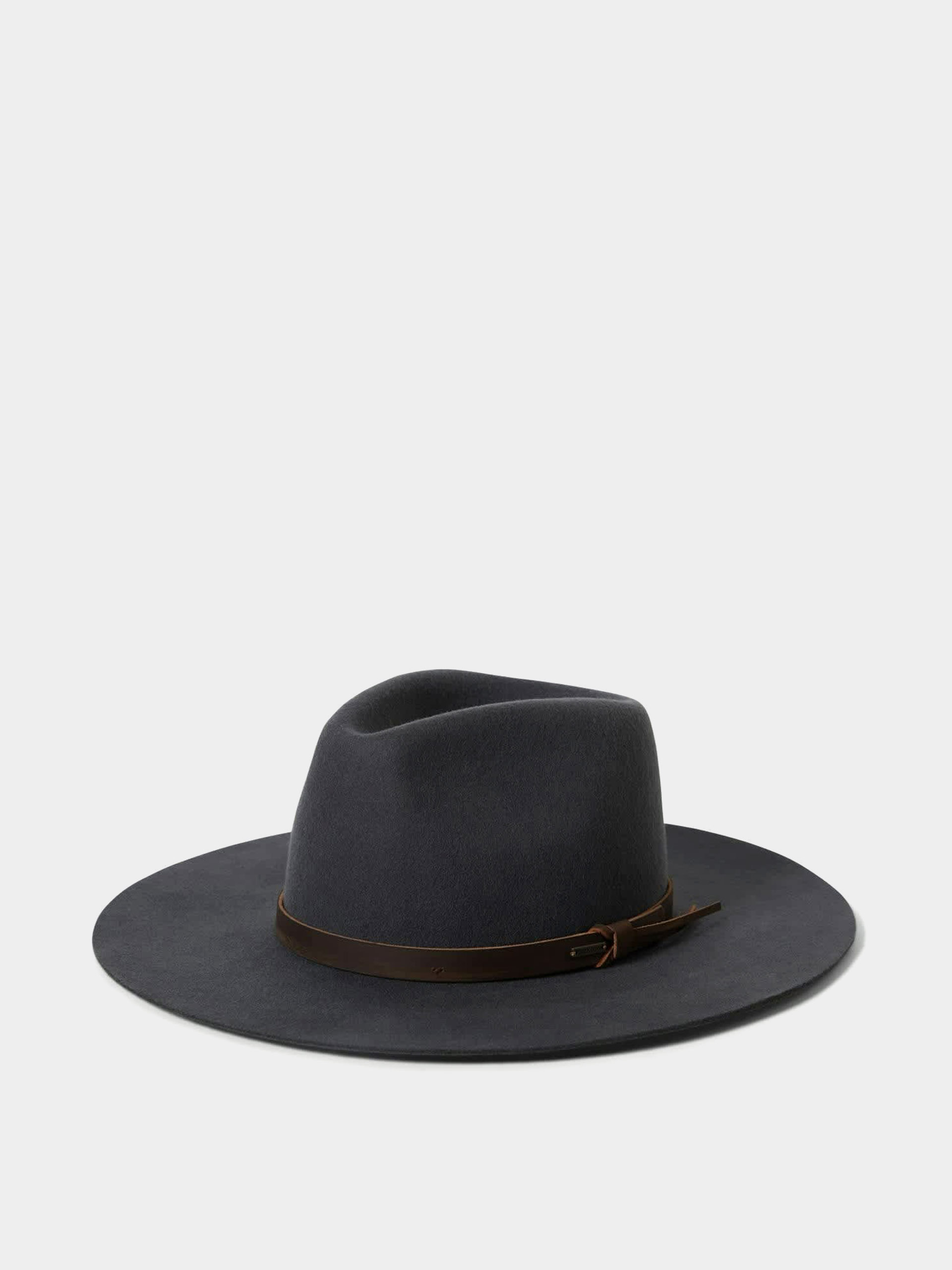 NWT Brixton Dark Brown Hat with Black Trim Brixton Men main image 2