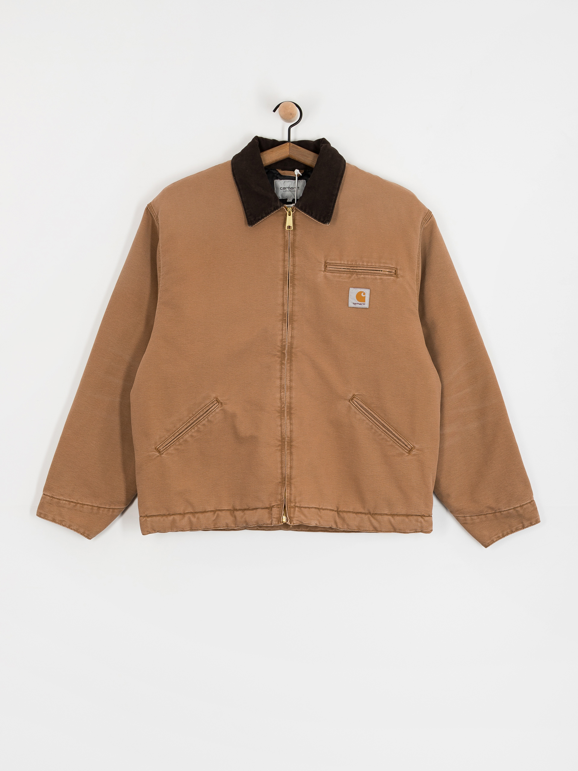 Carhartt WIP Jacket OG Detroit (hamilton brown/tobacco/stone canvas)