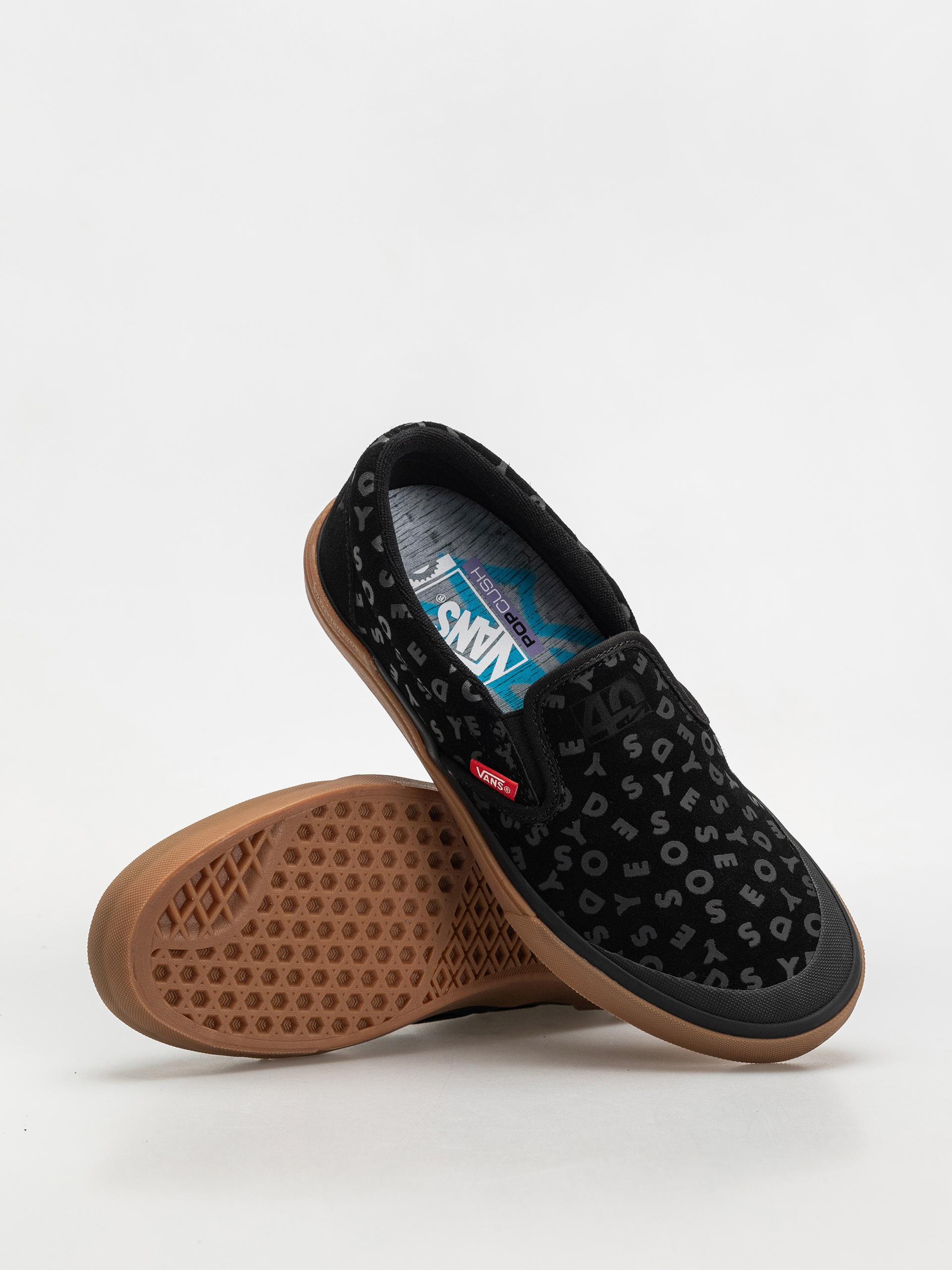 Vans Bmx Slip On Shoes X Odyssey - black (odyssey black/red/gum)