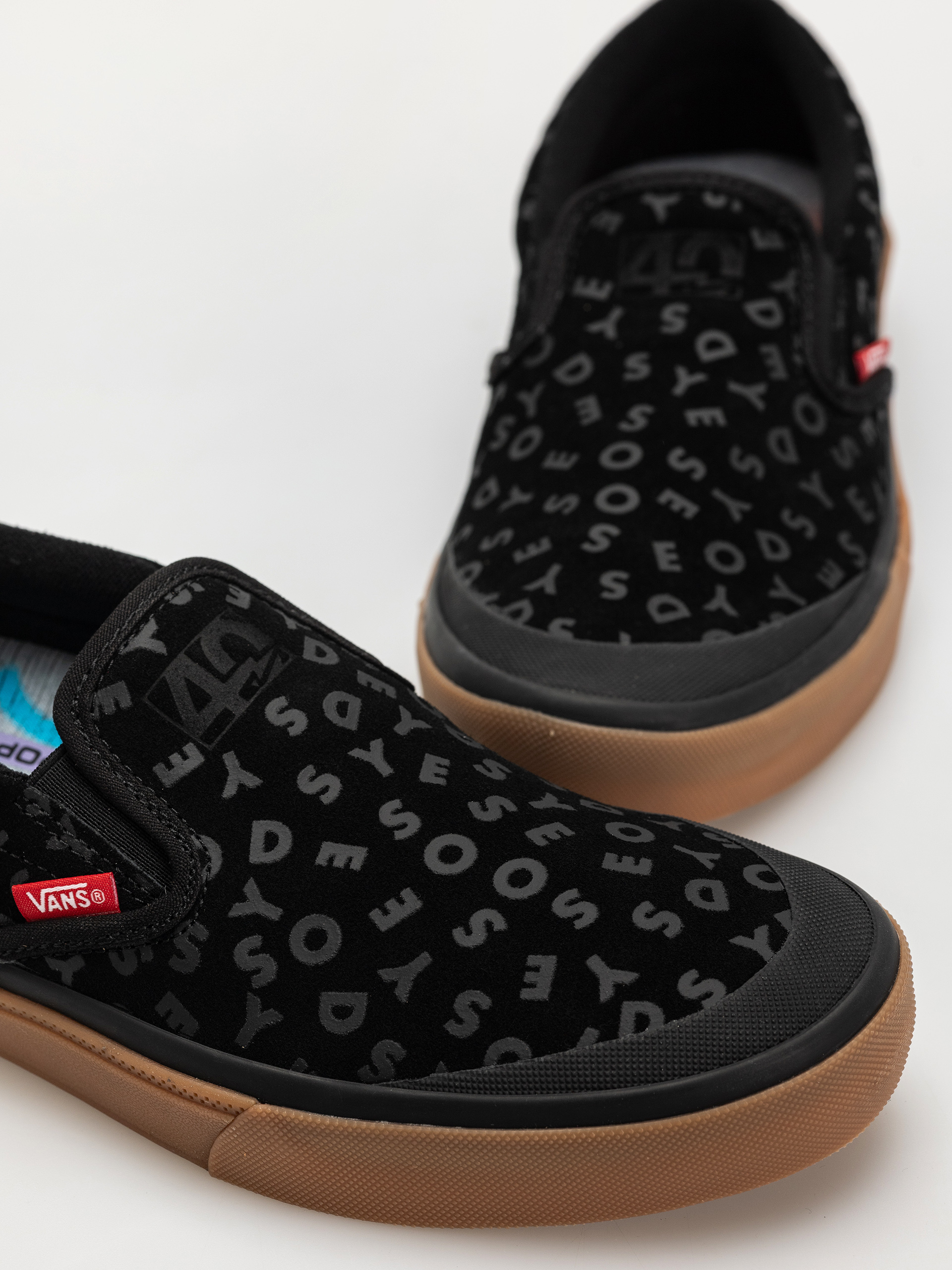 Vans Bmx Slip On Schuhe (odyssey black/red/gum)