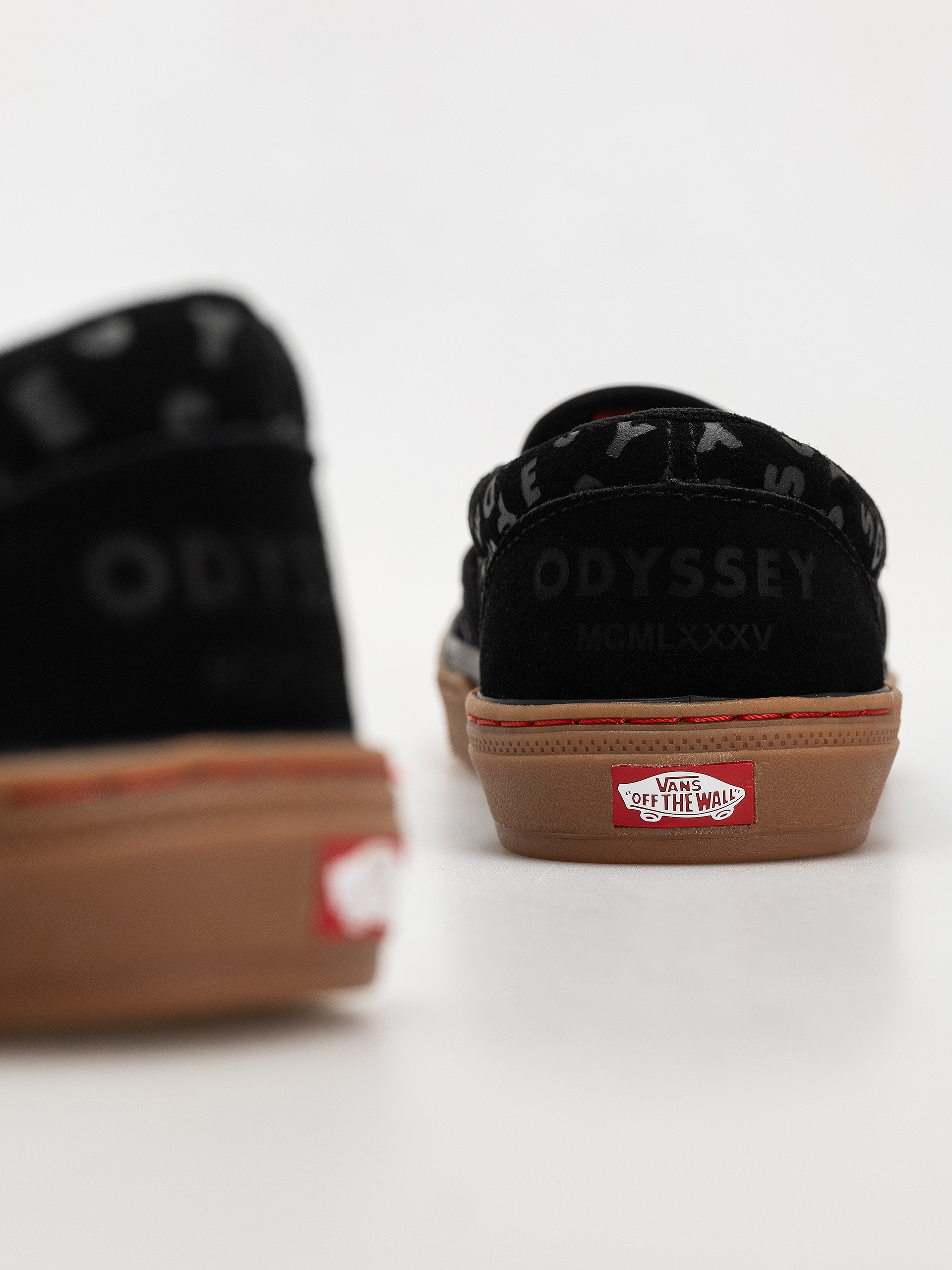Vans Bmx Slip On Schuhe (odyssey black/red/gum)