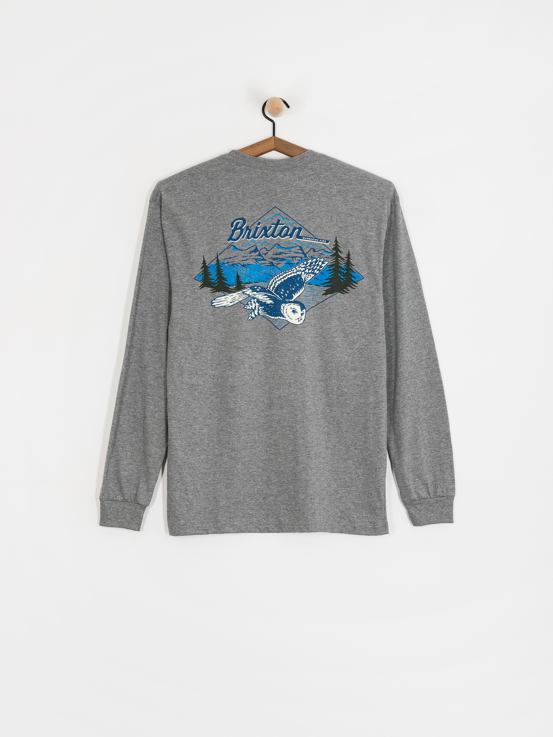 Brixton Driftway Std Longsleeve (graphite heather)