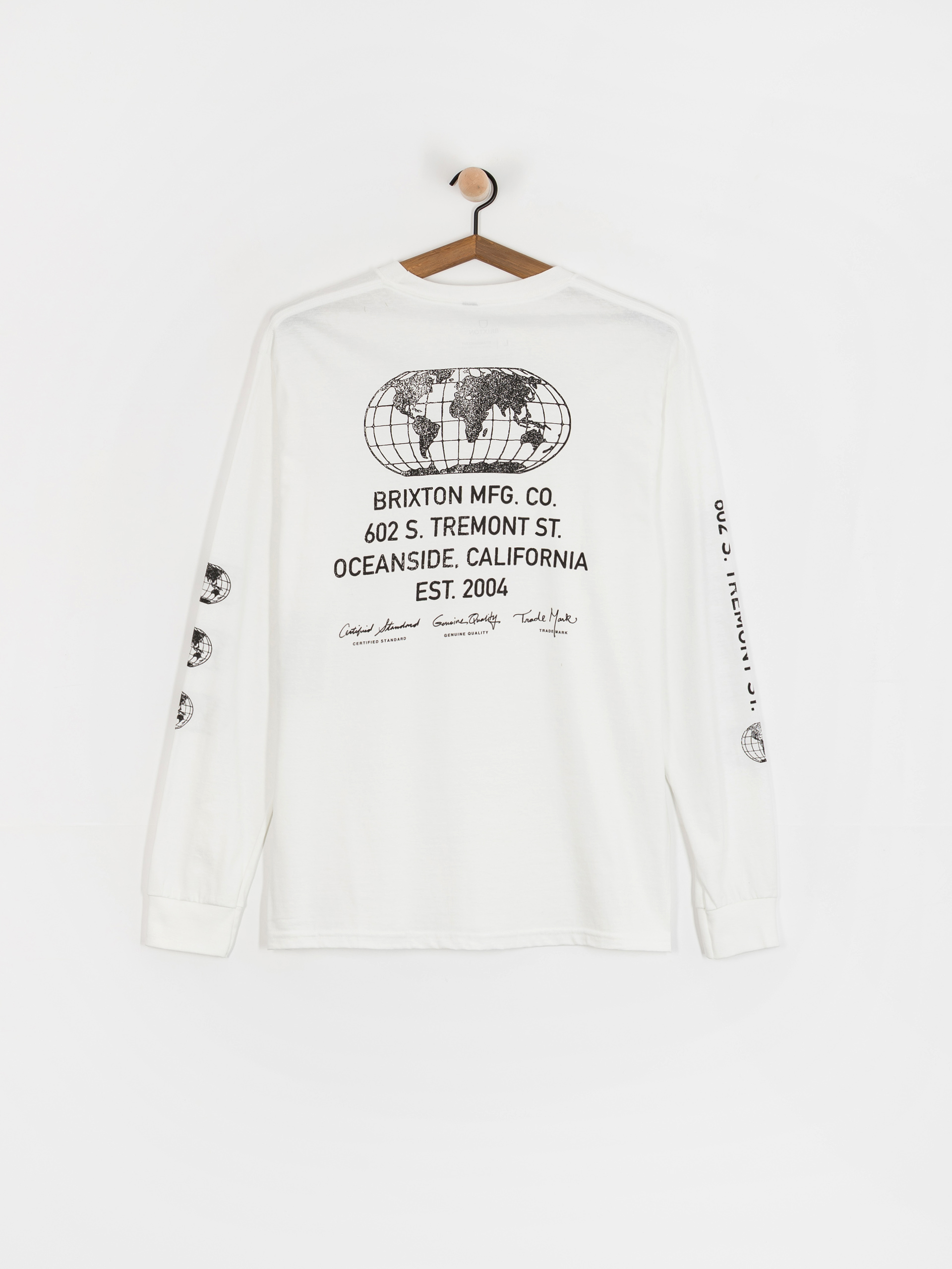 Brixton Union Std Longsleeve (white)