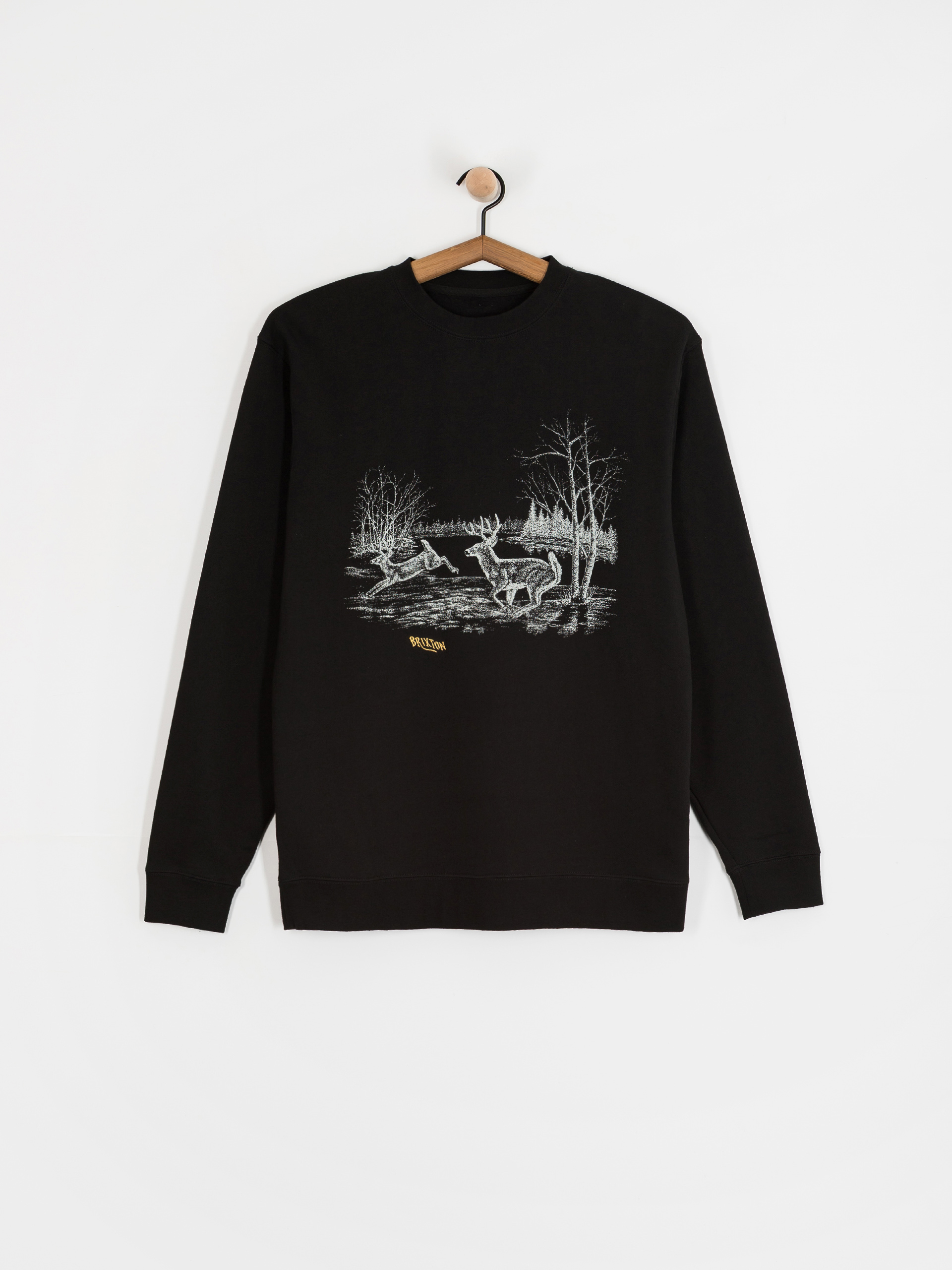 Brixton Gallop Crew Sweatshirt - black (black)
