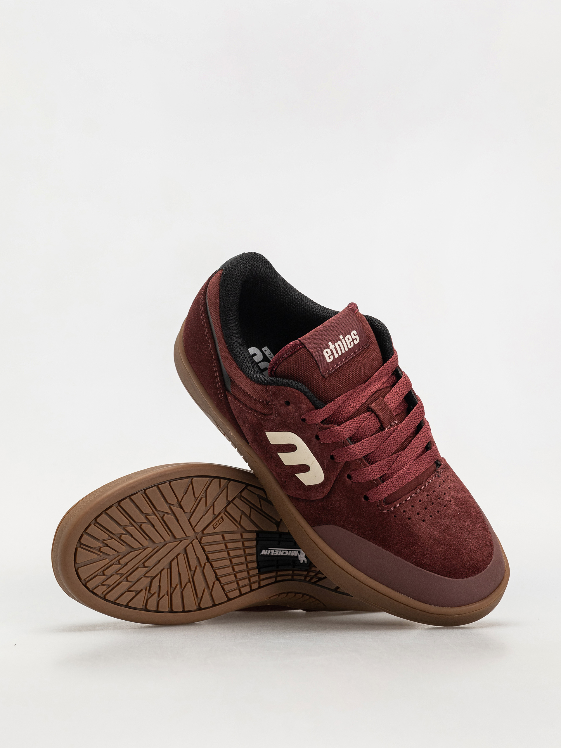 Etnies Marana Shoes (maroon/black/white)
