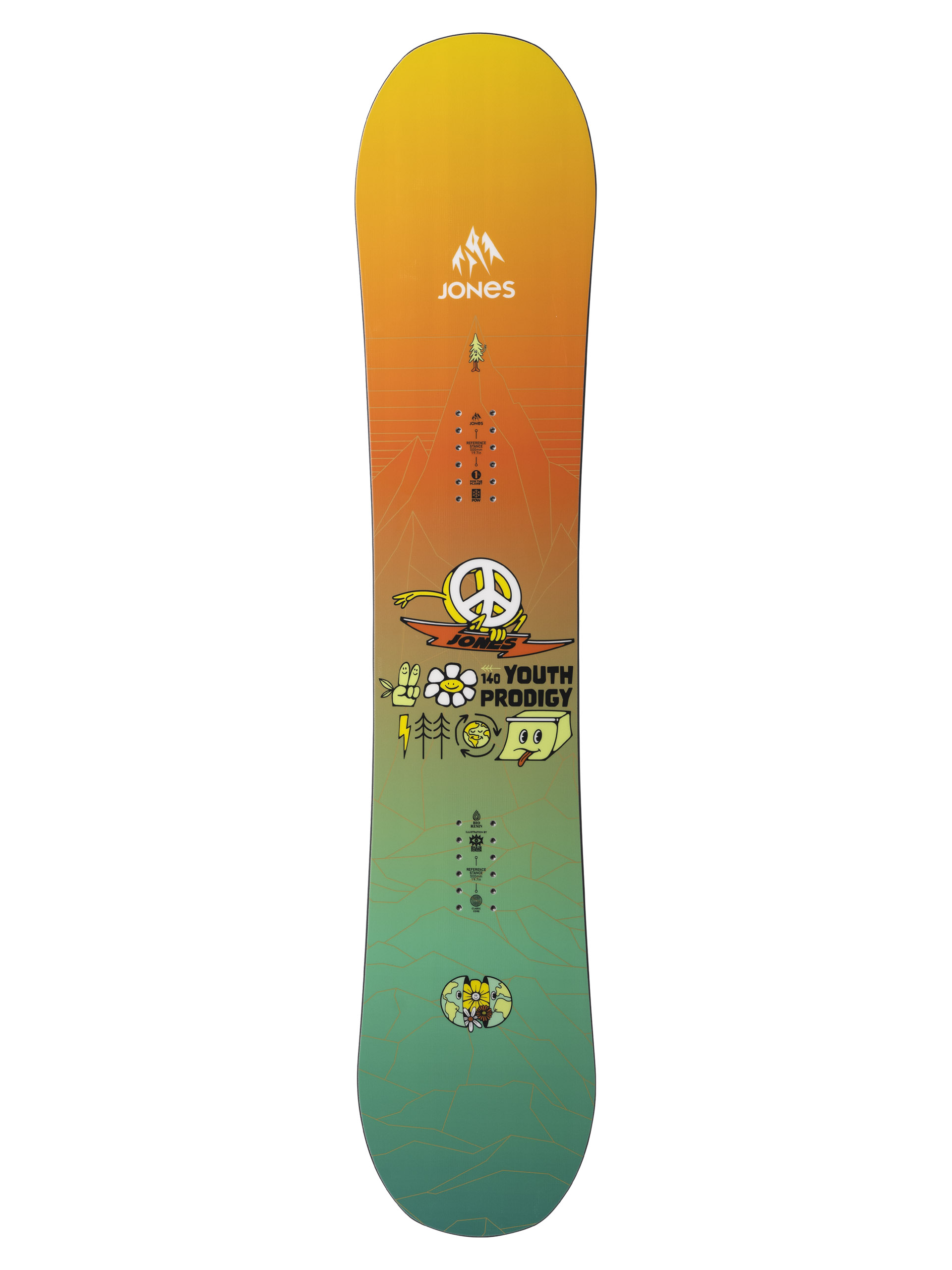 Jones Snowboards Snowboard Prodigy JR (orange)