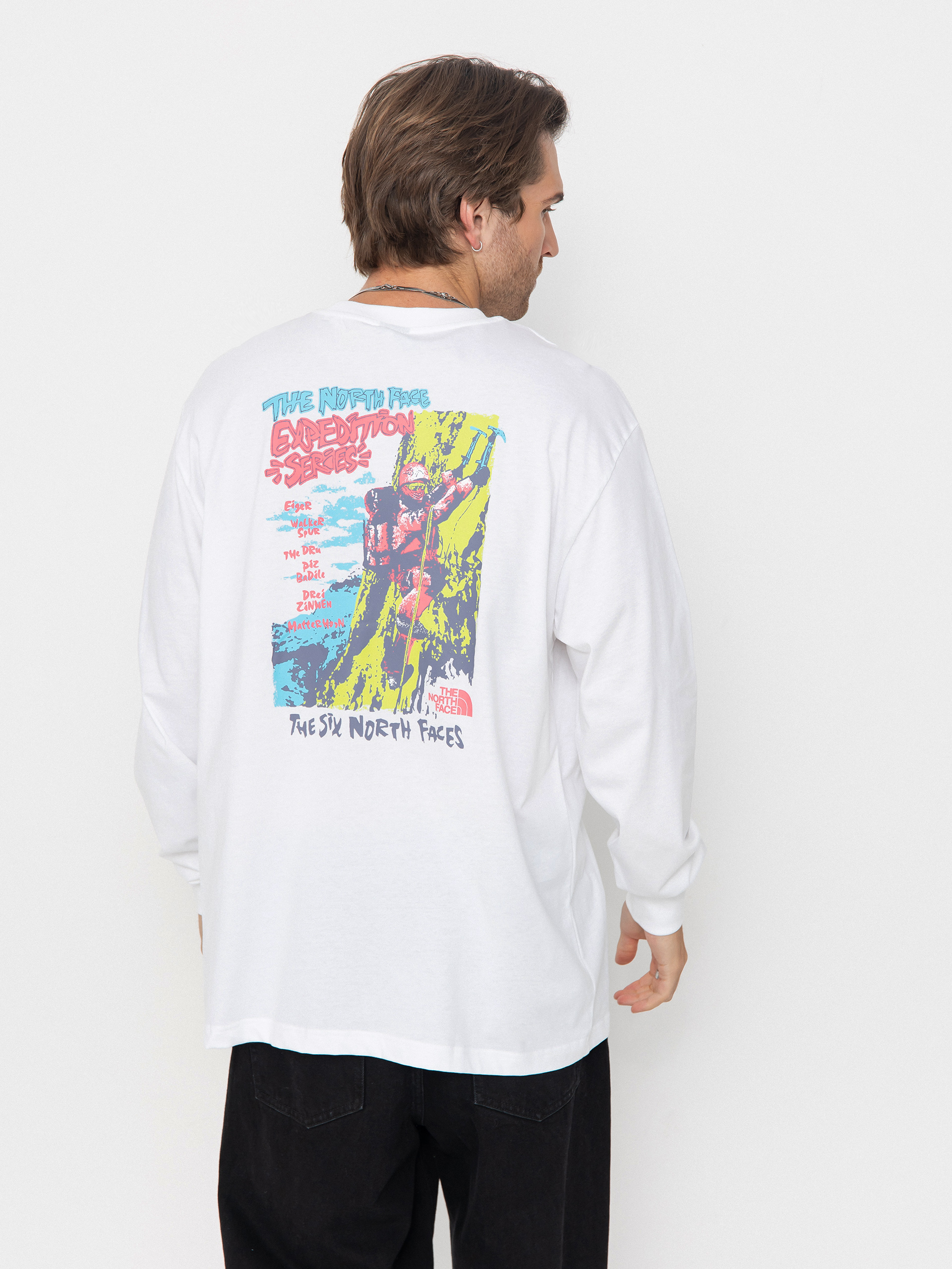The North Face Expedition Celebration Oversized Longsleeve - white