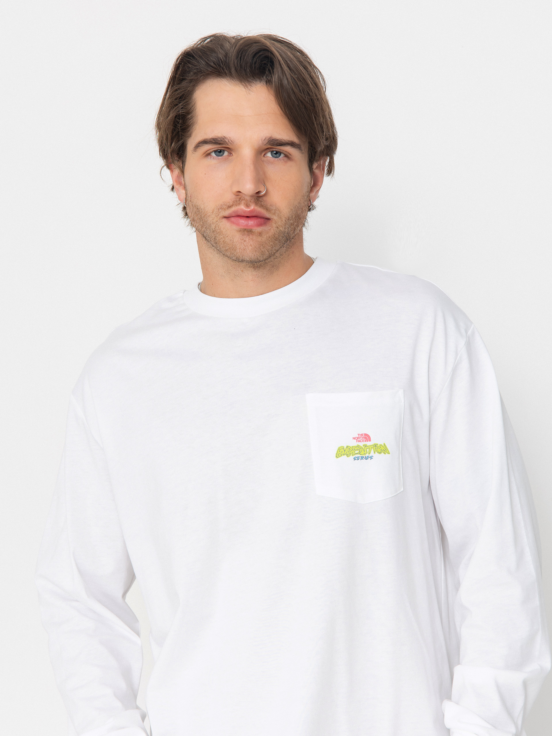 The North Face Expedition Celebration Oversized Longsleeve (tnf white)