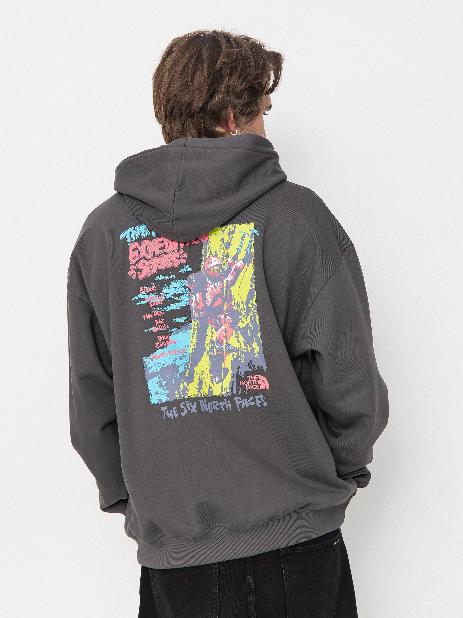 The North Face Expedition Celebration Oversized HD Hoodie - grey