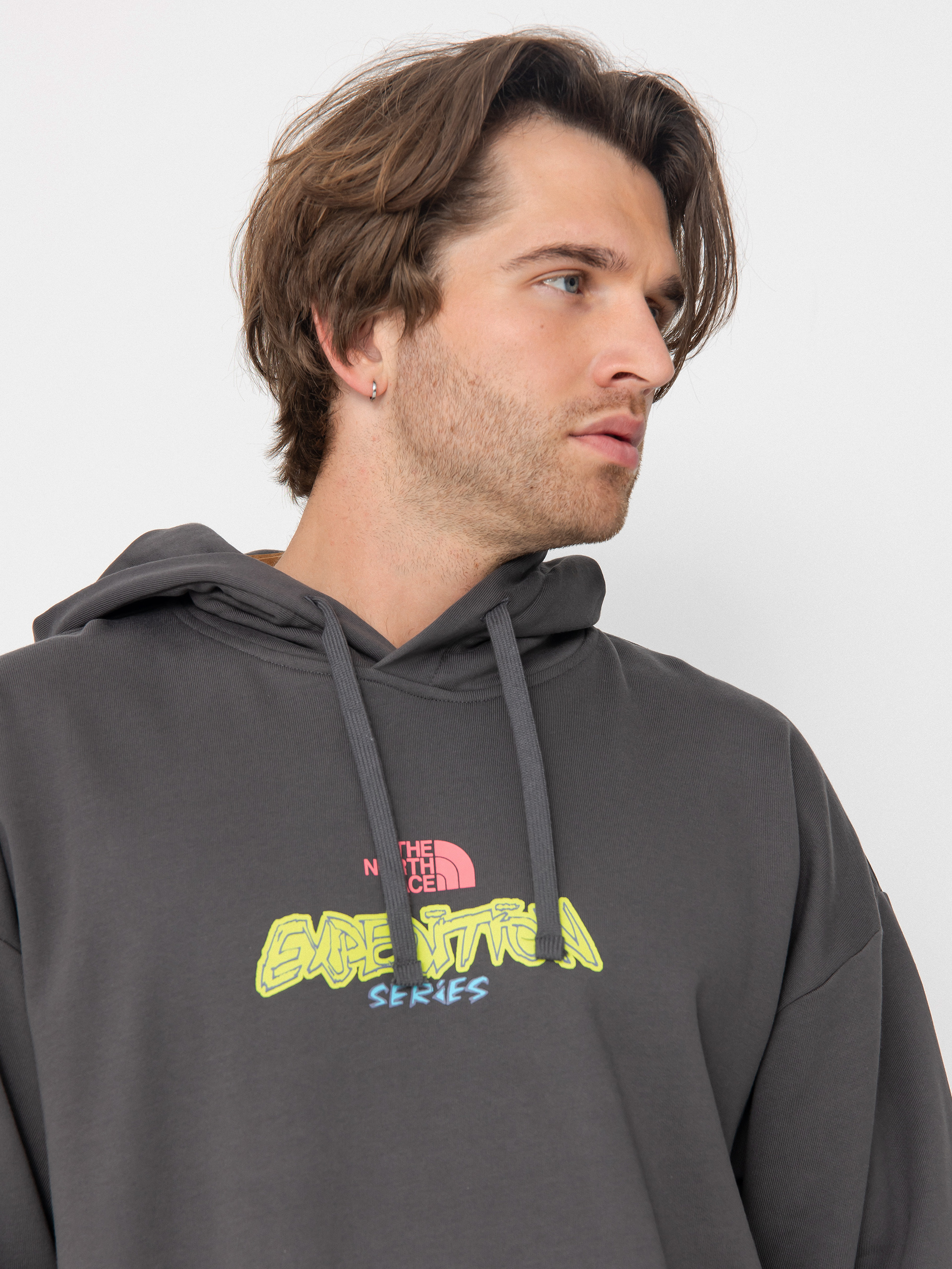 The North Face Expedition Celebration Oversized HD Hoodie - grey