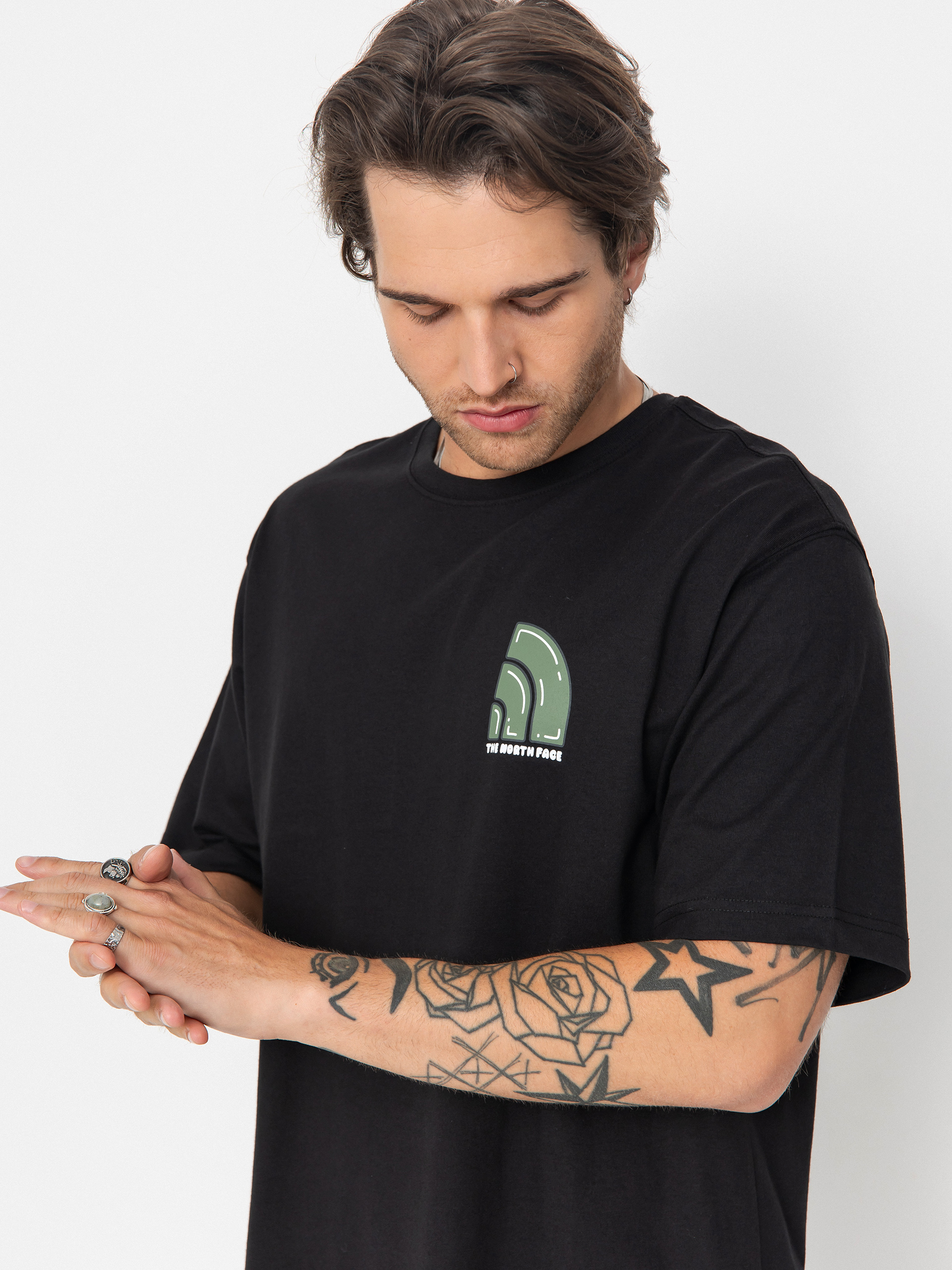 The North Face Bubble Logo Relaxed T-Shirt (tnf black)