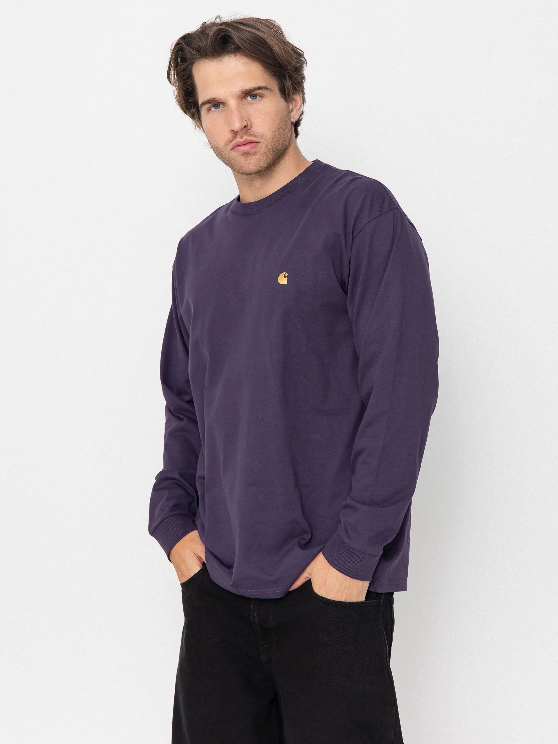 Carhartt WIP Chase Longsleeve (lakers/gold)
