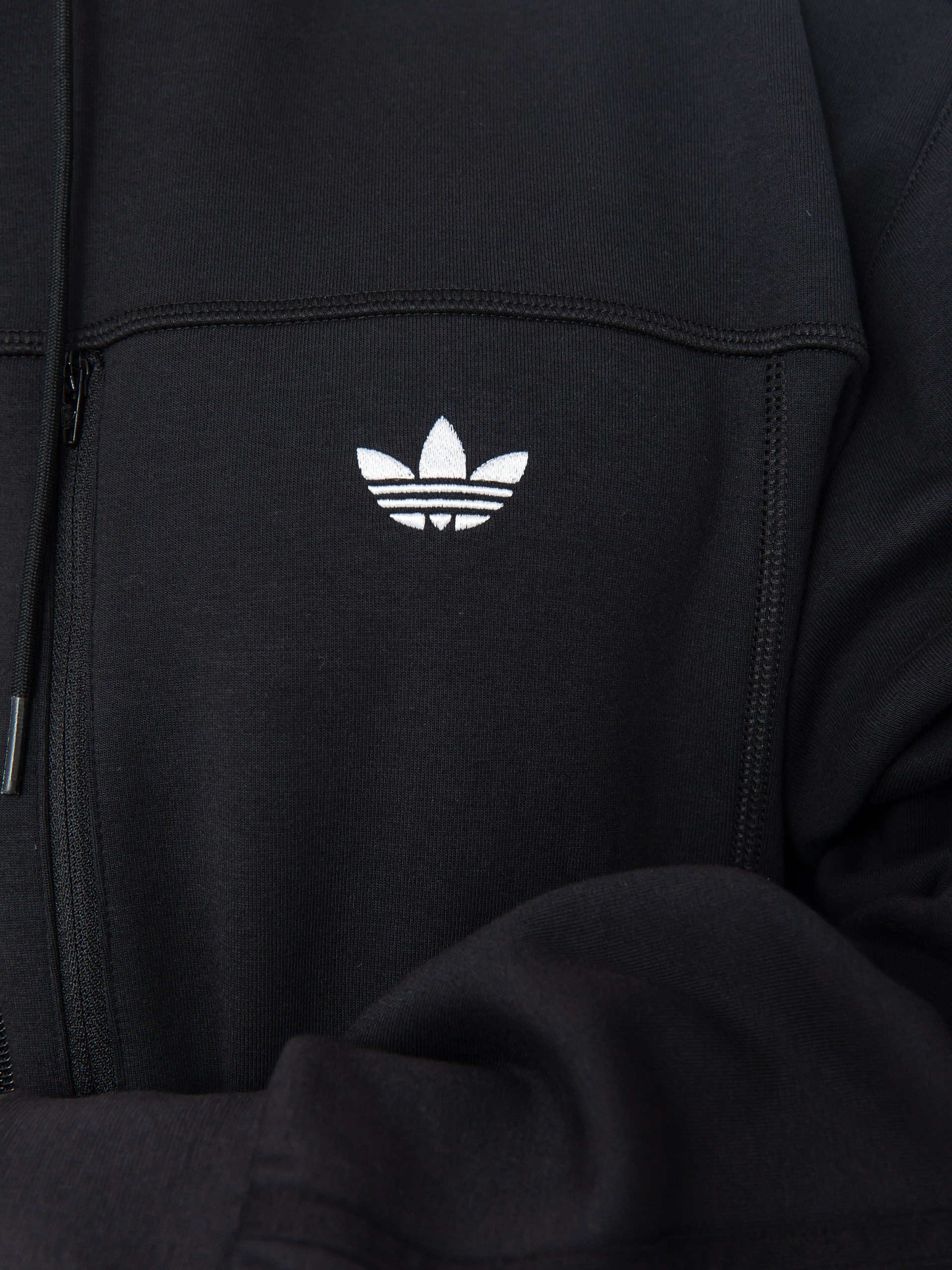 adidas Tech Fleece Jacke (black/white)
