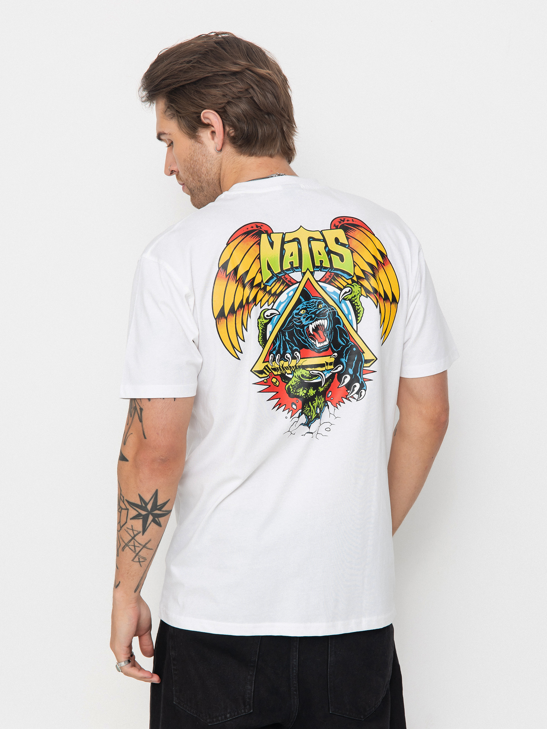 Santa Cruz Burnt Bone Hand T-Shirt - beige (unbleached cotton)