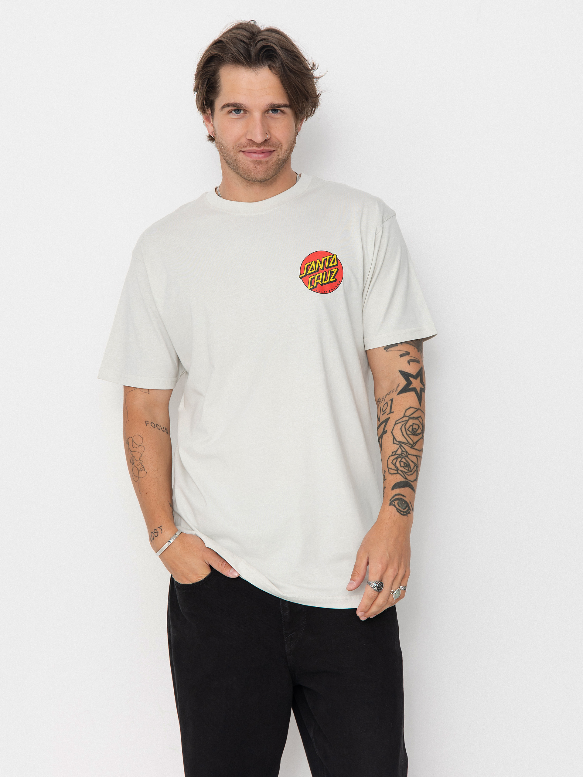 Santa Cruz Classic Dot Chest T-Shirt (mist)