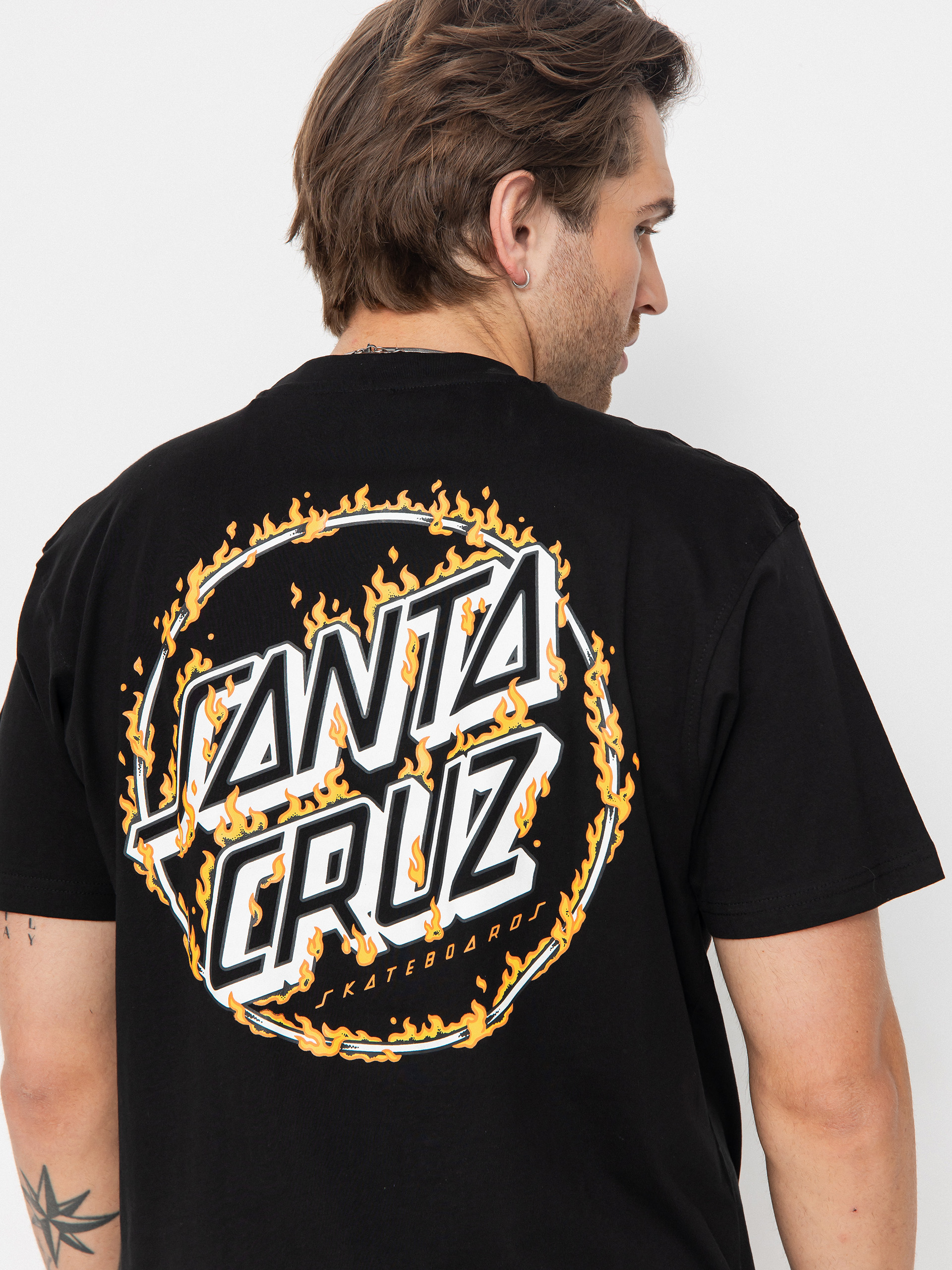Santa Cruz Burnt Opus Ovrszd T-Shirt (black)