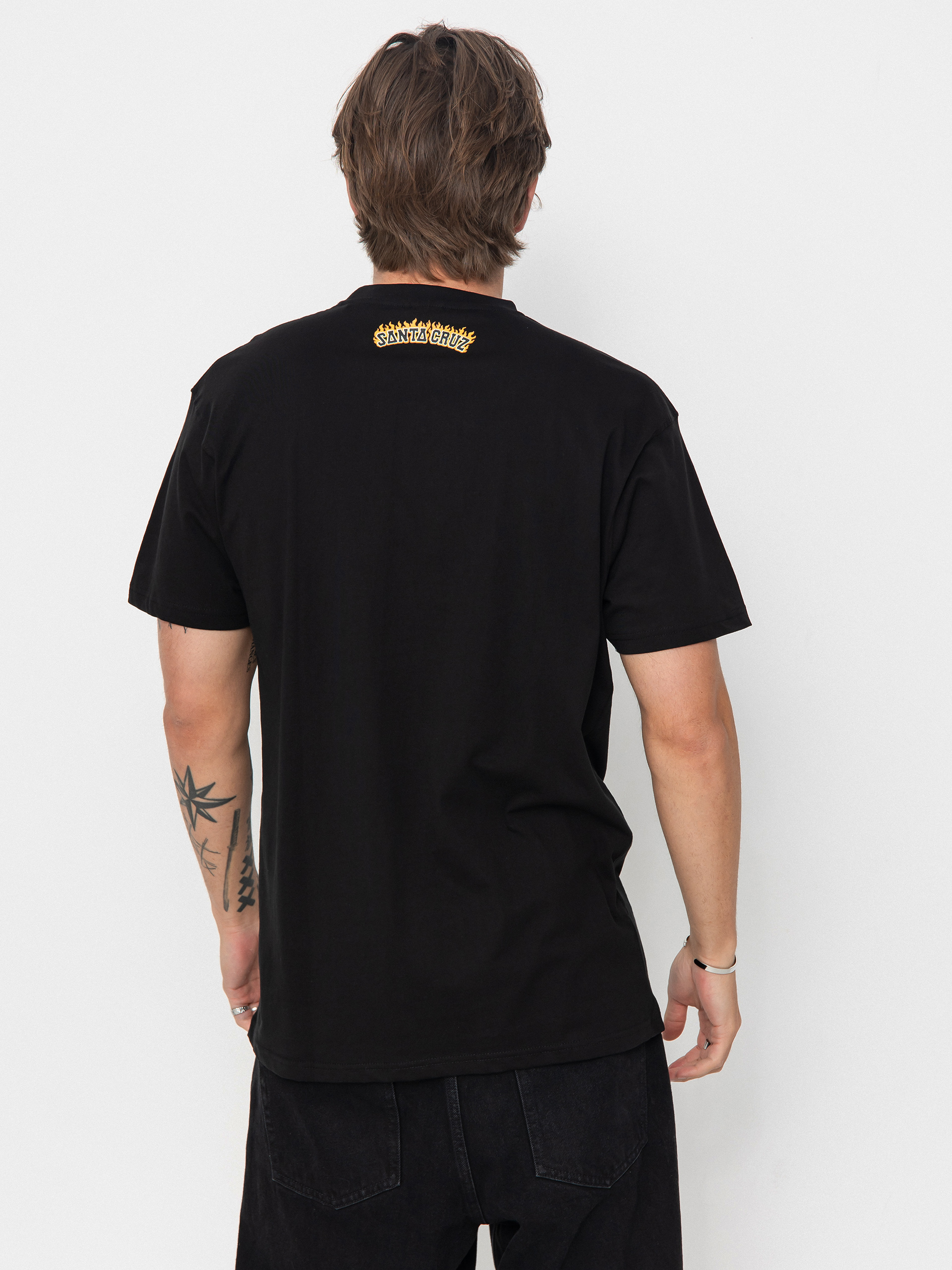 Santa Cruz Burnt Bone Hand T-Shirt - black (black)