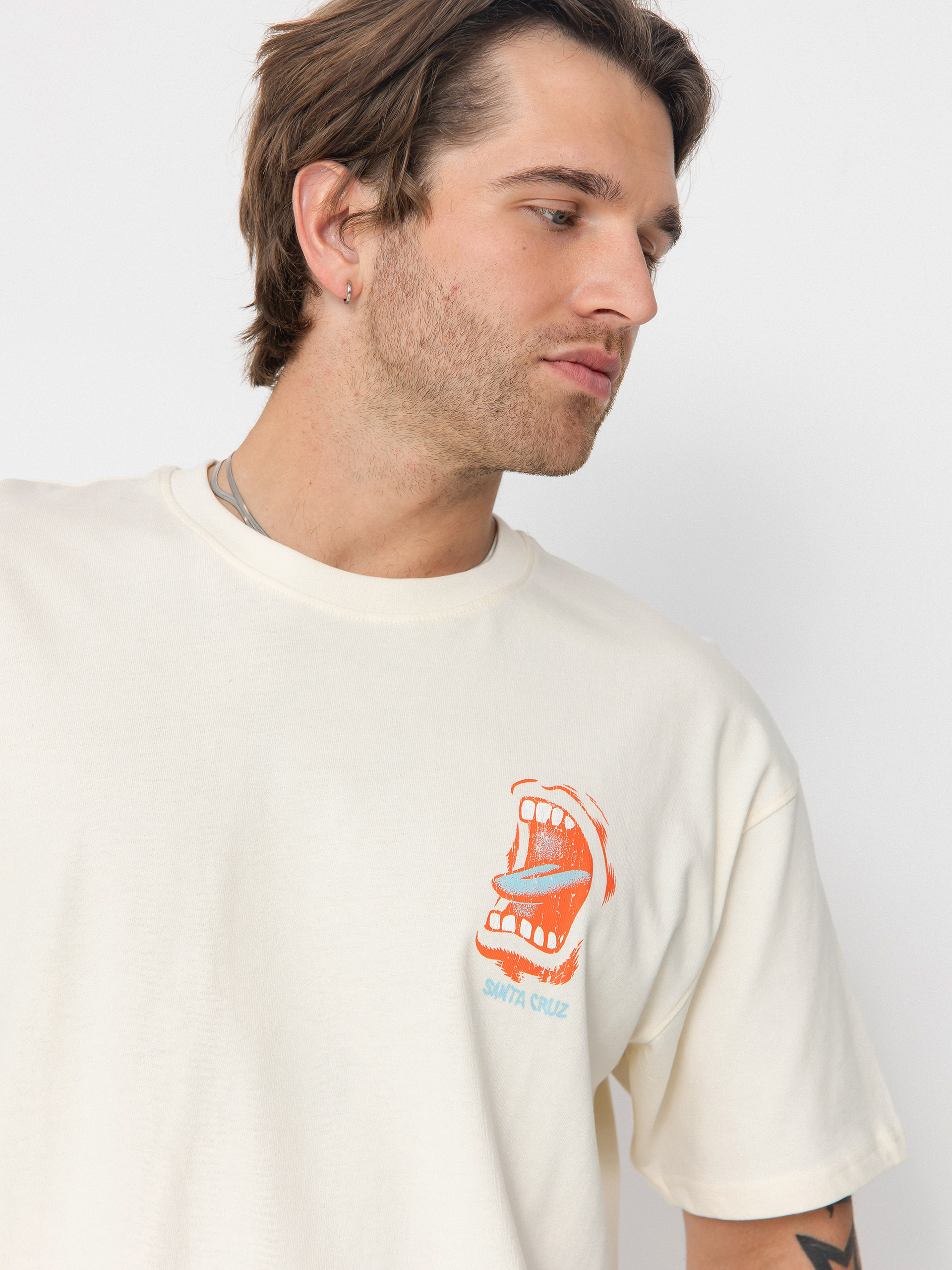 Santa Cruz VTG Screaming Connect T-Shirt (unbleached cotton)