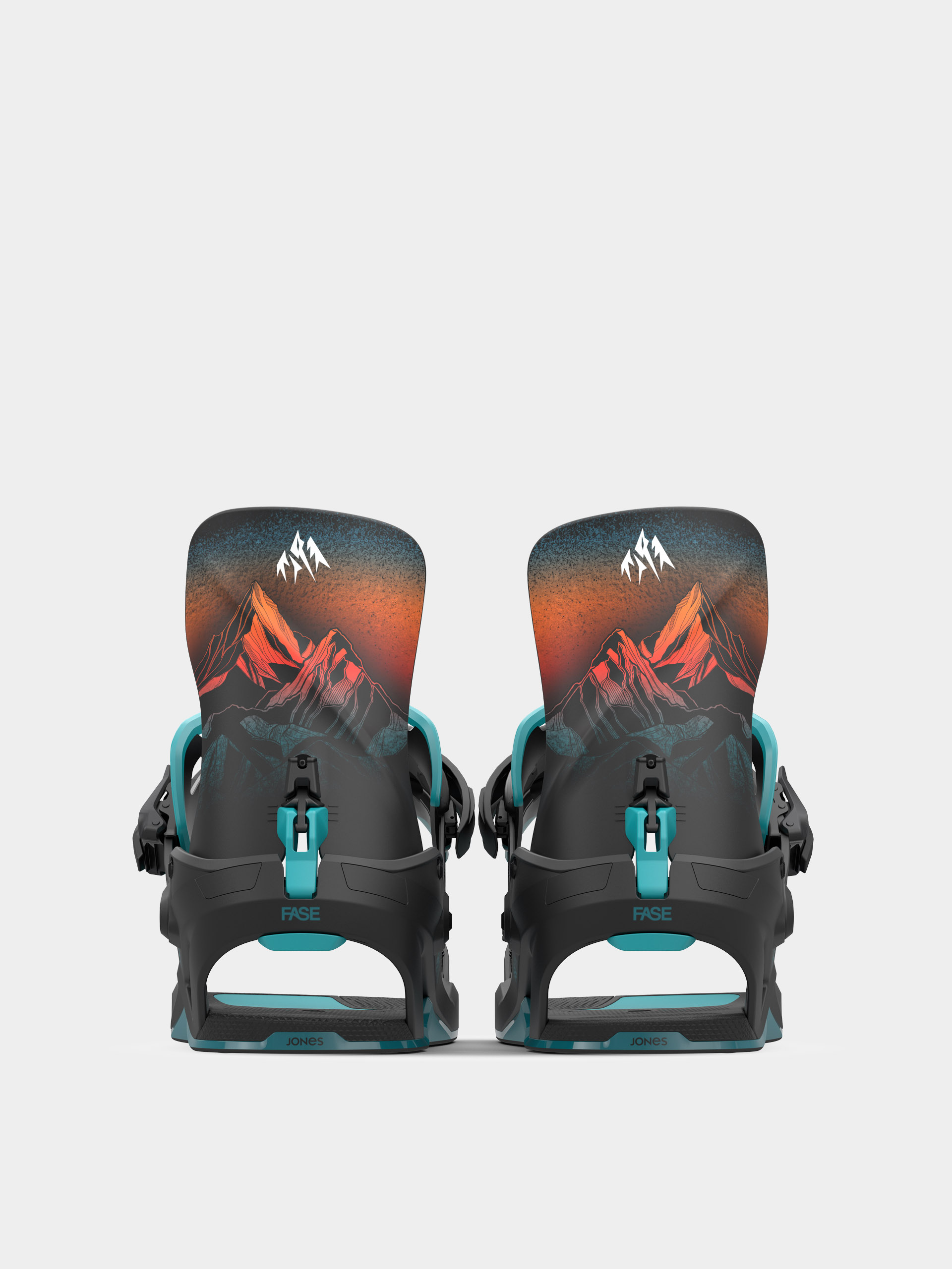 Mens Jones Snowboards Snowboard bindings Mercury FASE Art (blu art)