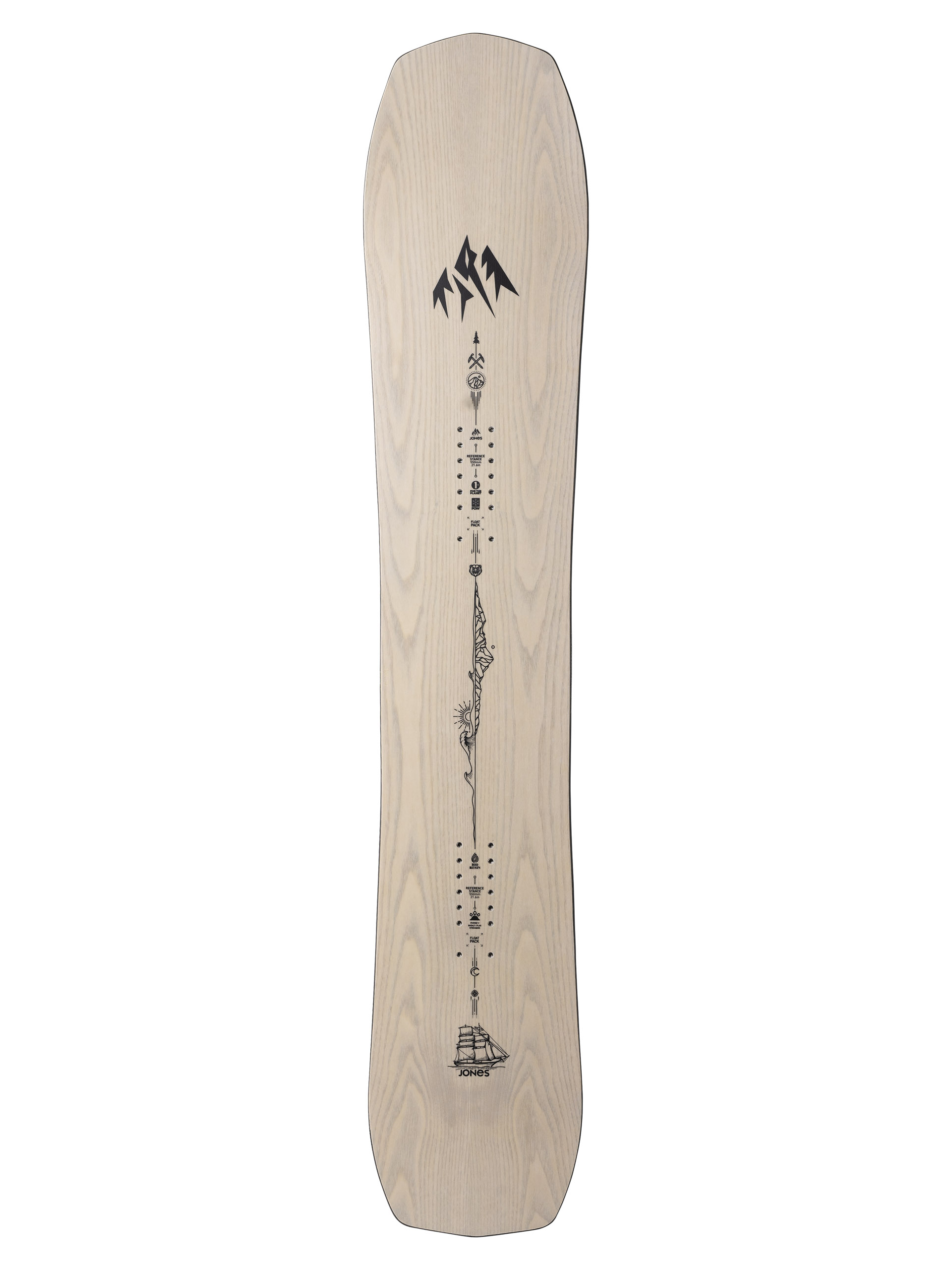 Jones Snowboards Snowboard Flagship - brown, beige (natural)