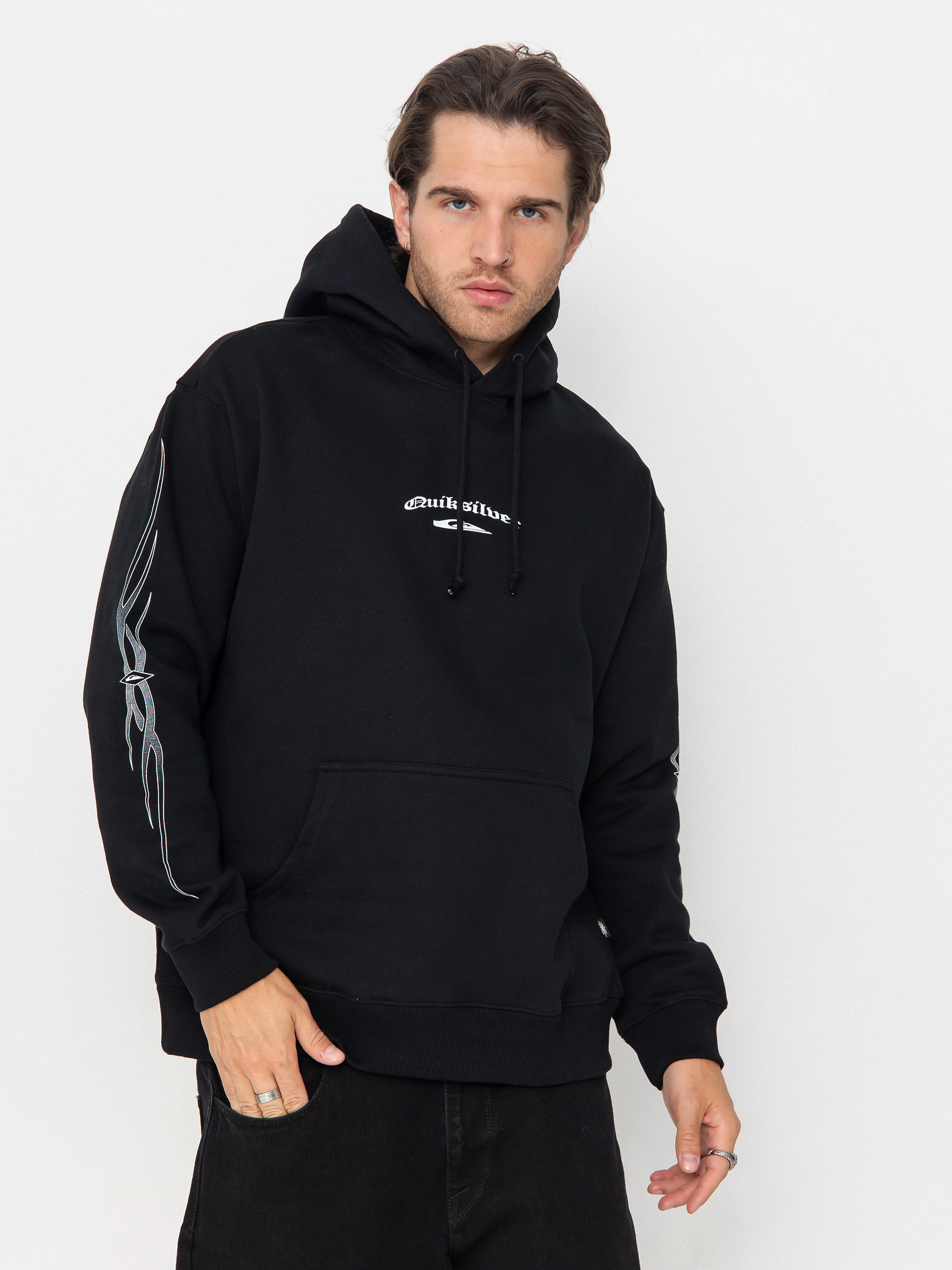 Quiksilver Stretch Tribal HD Hoodie - black (black)