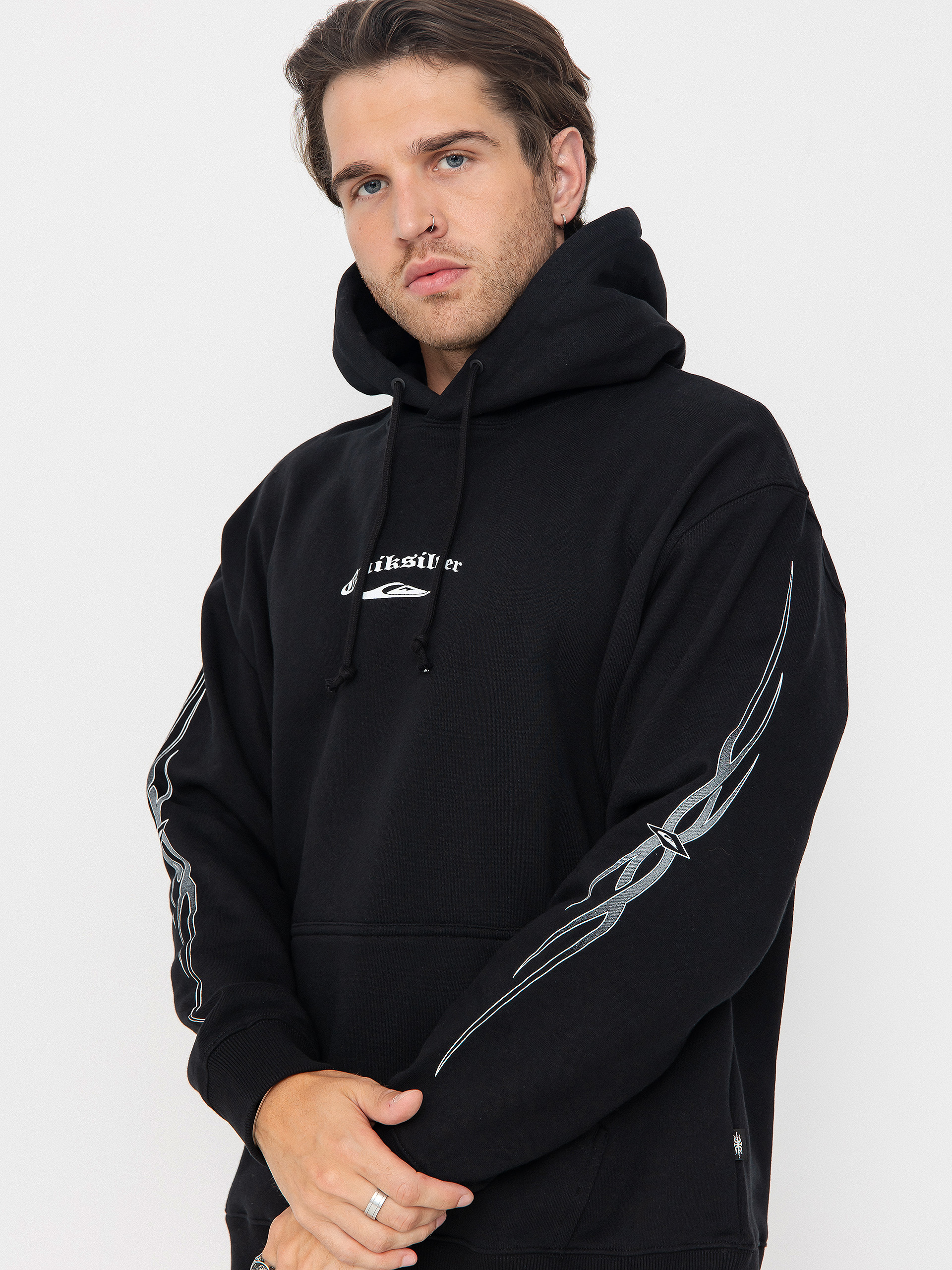 Quiksilver Stretch Tribal HD Hoodie (black)