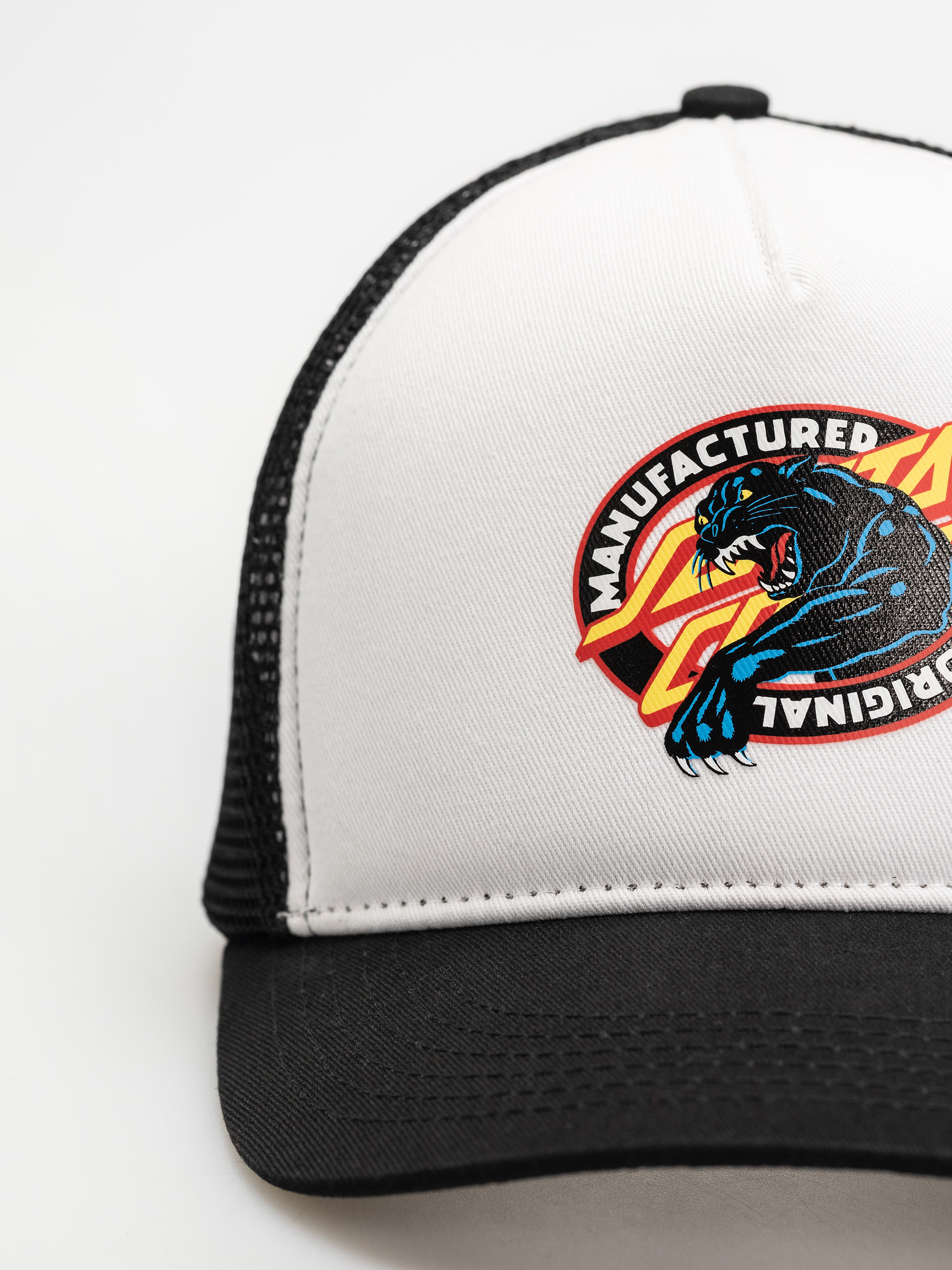 Santa Cruz Cap Natas SC Panther Meshback (white/black)