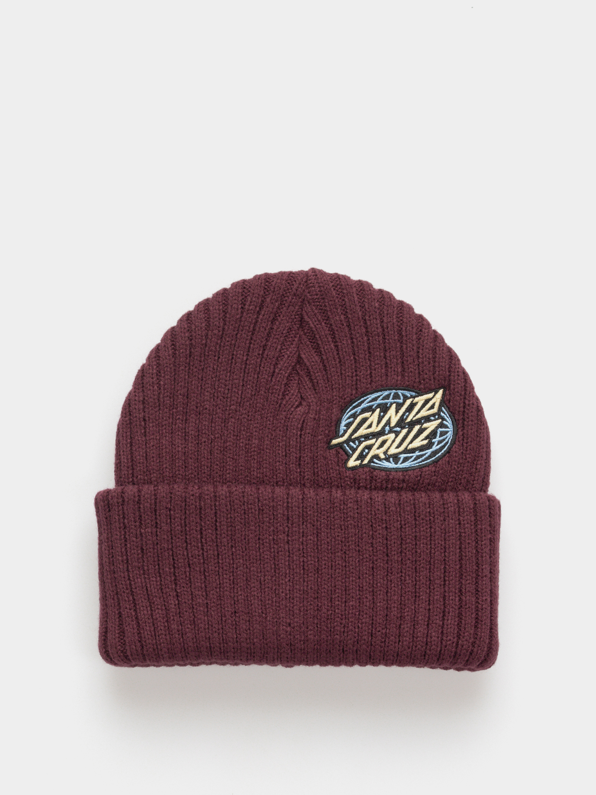 Santa Cruz Beanie Global Oval Dot (dark cherry)