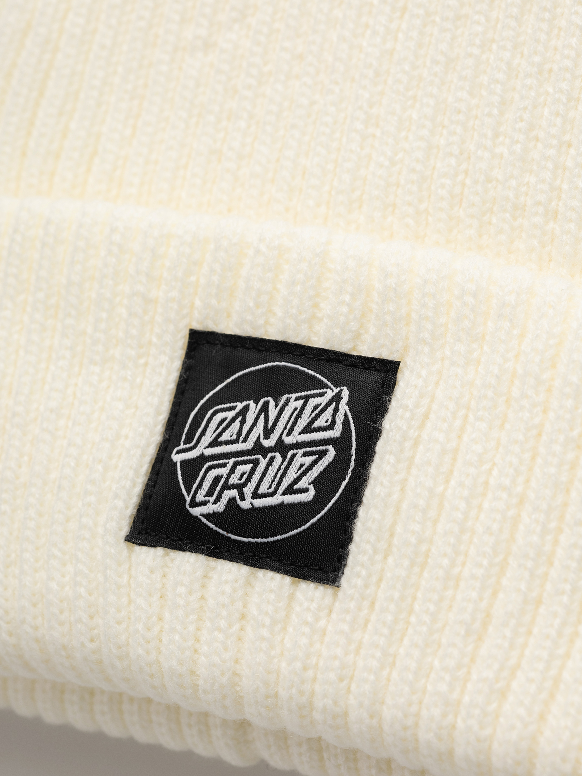 Santa Cruz Beanie Opus Dot Label (unbleached cotton)