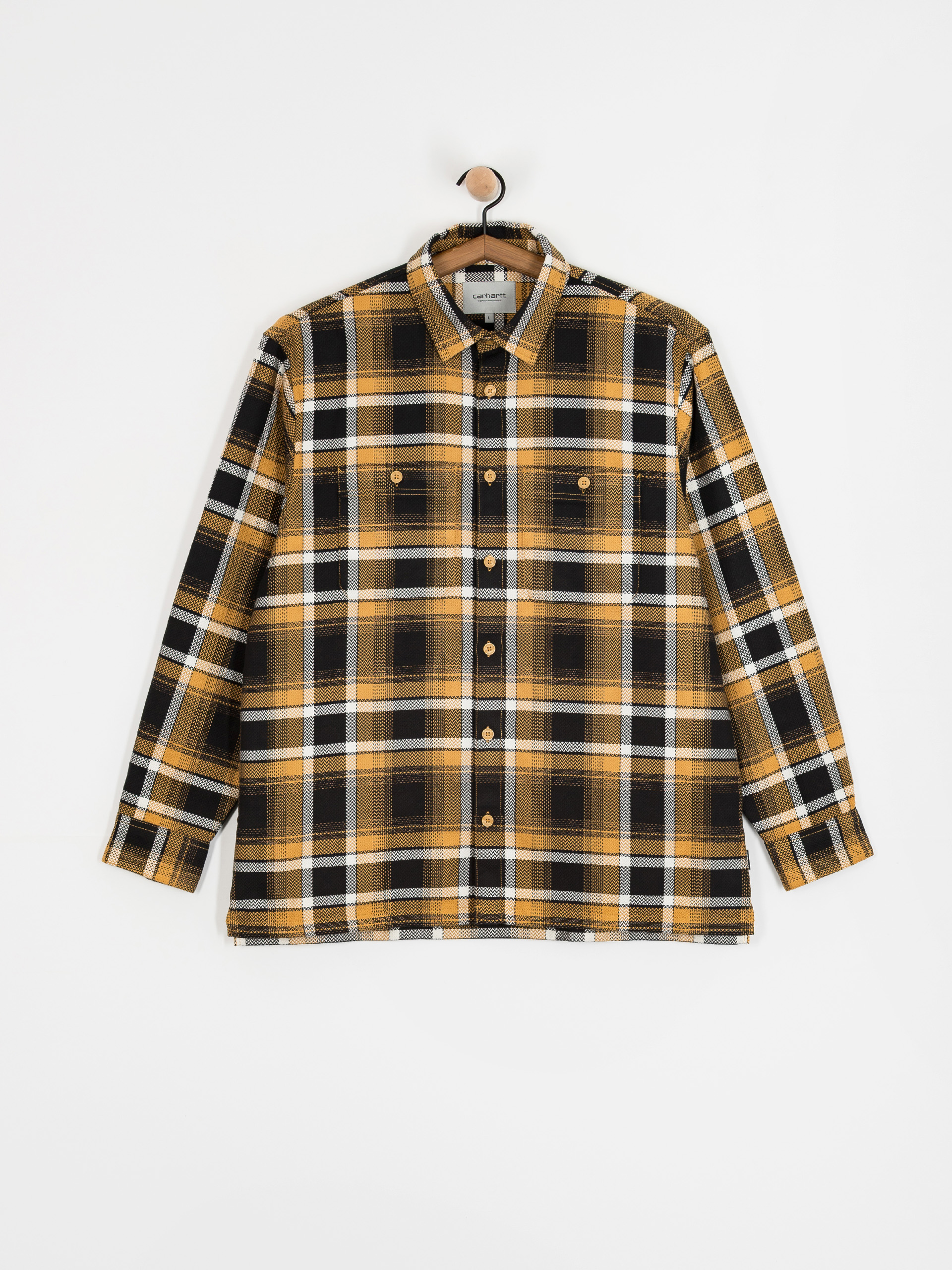 Carhartt WIP Shirt Vaughn (vaughn check/dijon)