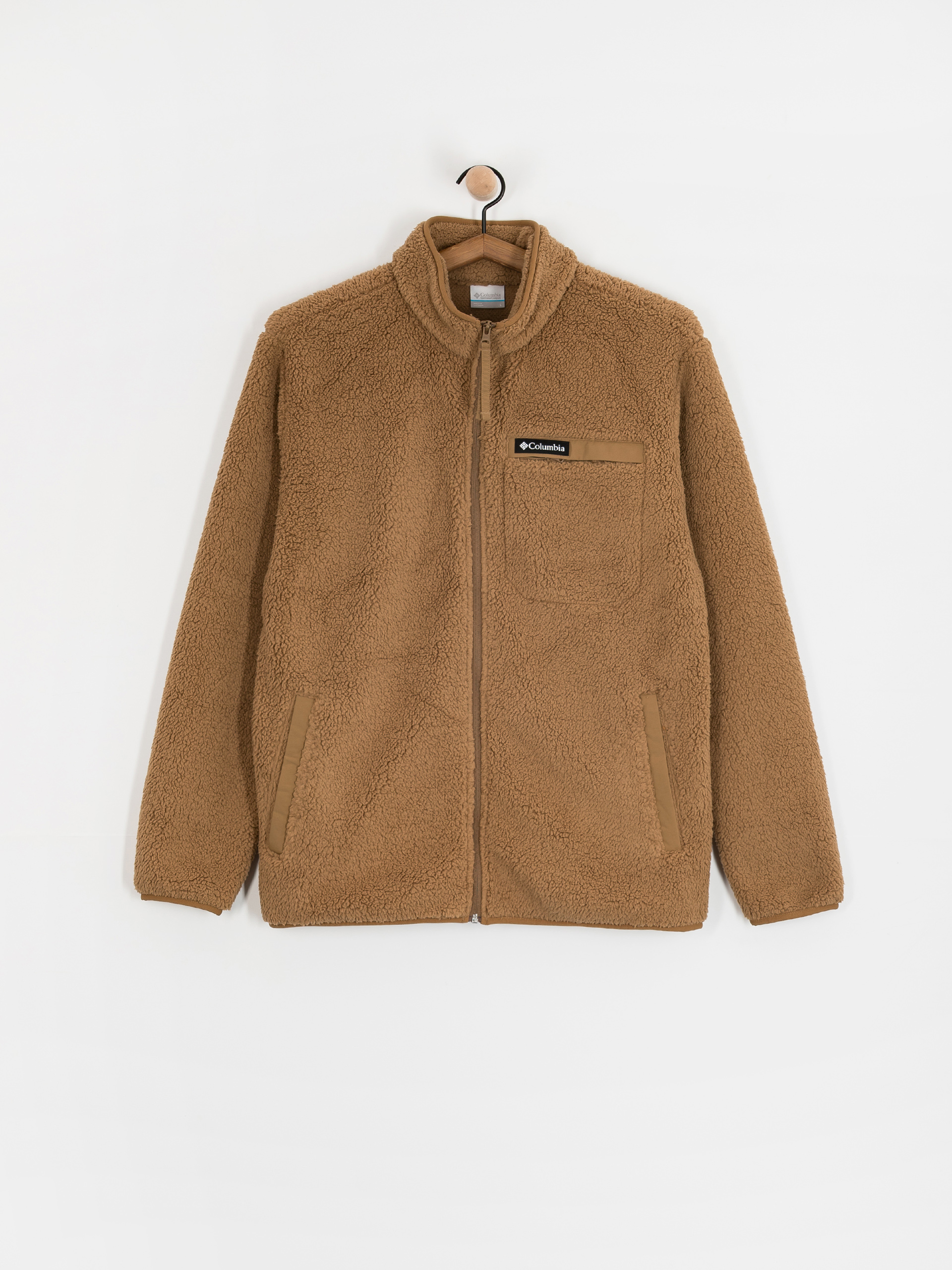 Herren Columbia Rugged Ridge High Pile Full Zip Fleece Jacke (delta)