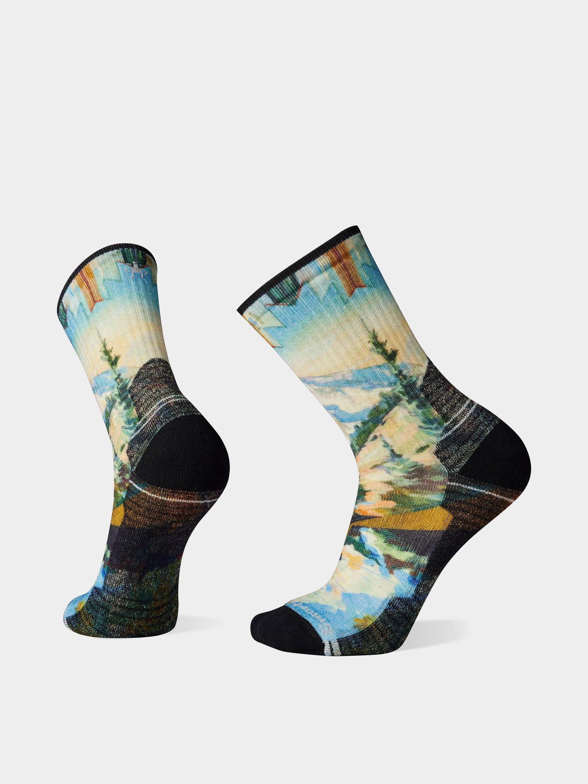Smartwool Socks Hike Light Cushion (mountain print)