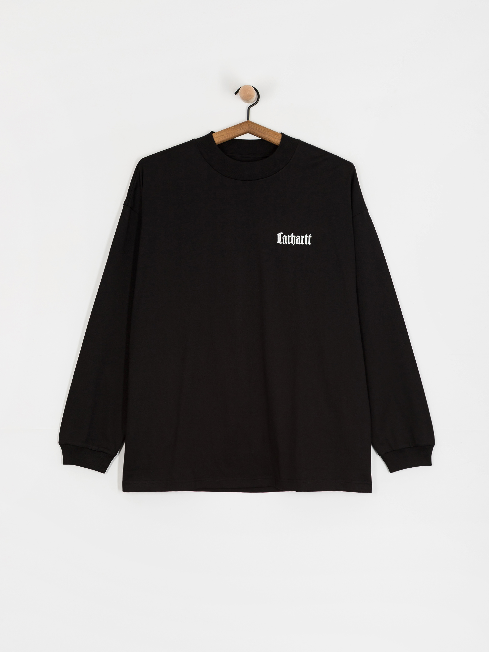 Carhartt WIP Longsleeve Schooling Mockneck - black (black/wax)