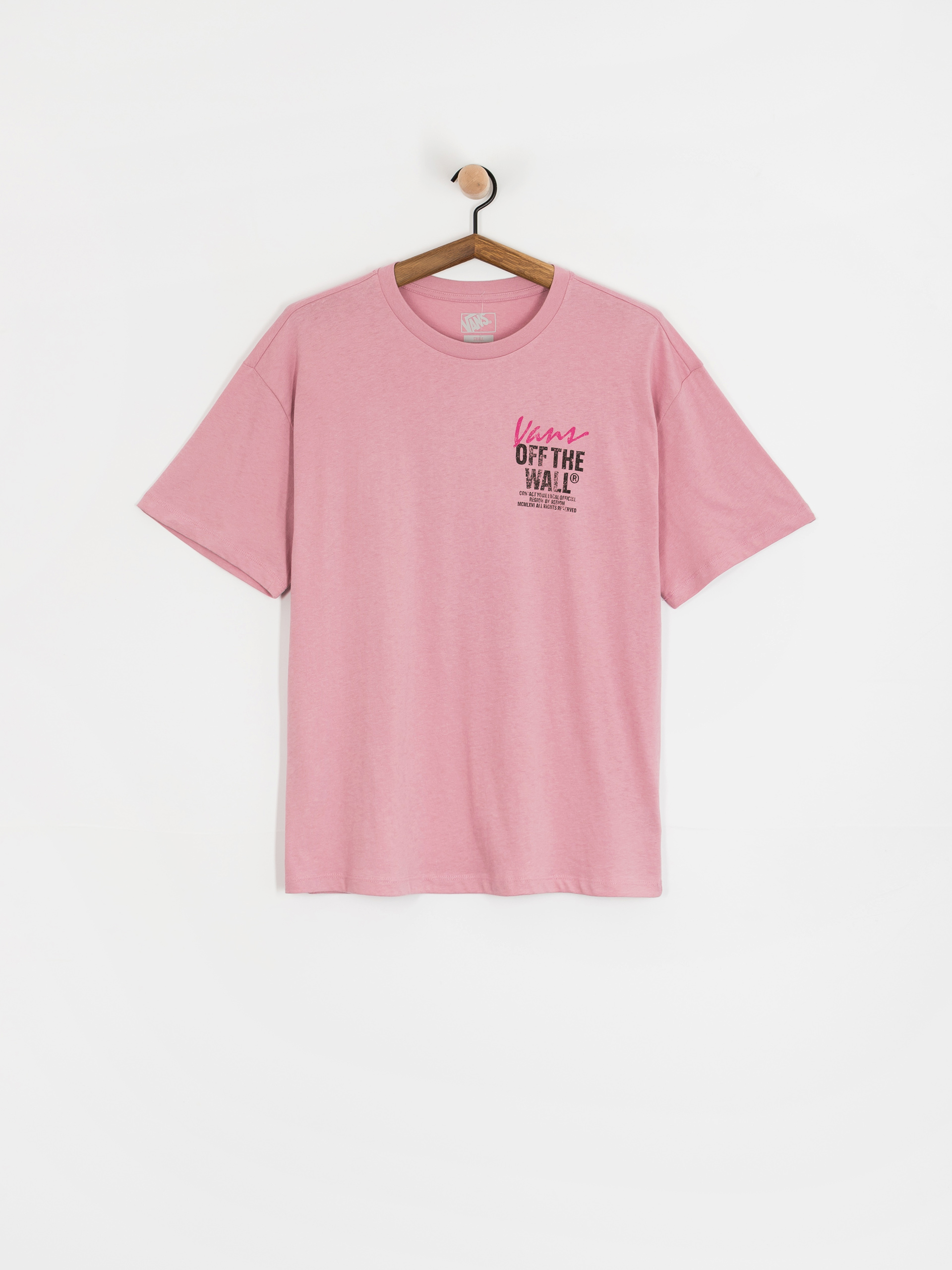 Vans Lady Wall Outsized Wmn T-Shirt (pink dawn)