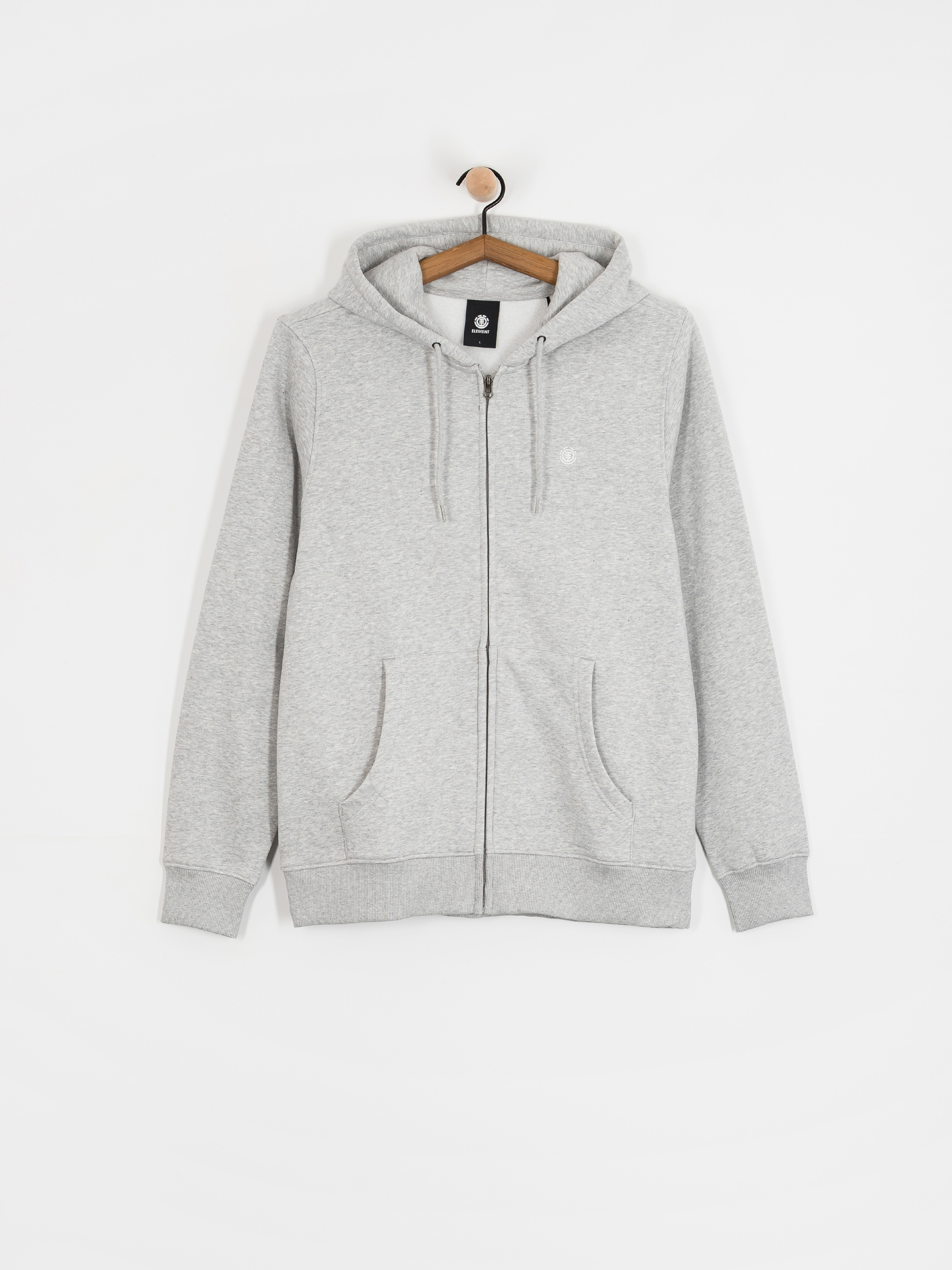 Element Icon Embroidery ZHD Hoodie (mid grey heather)