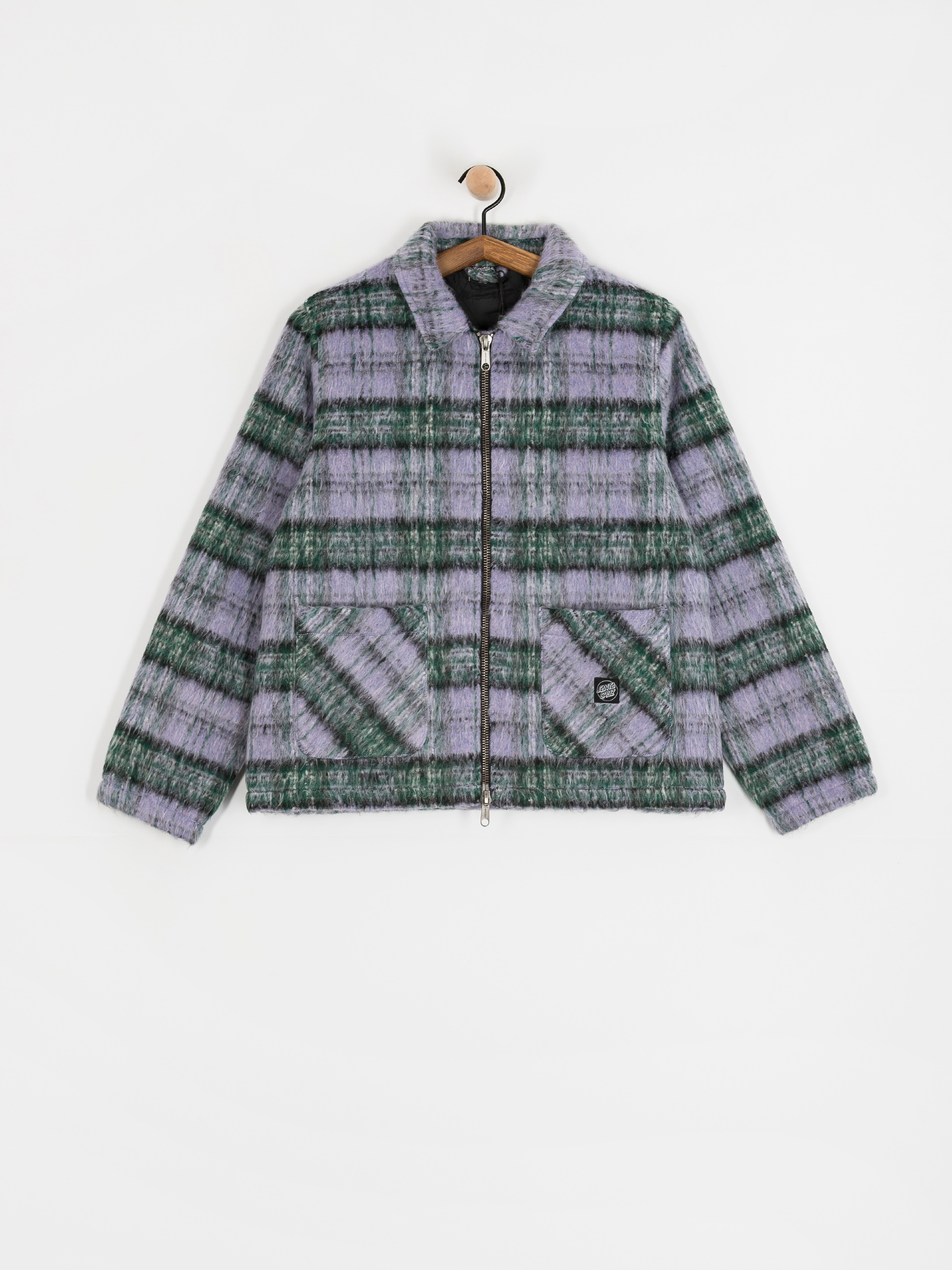 Santa Cruz Jacke Harbour Wmn (purple/green check)