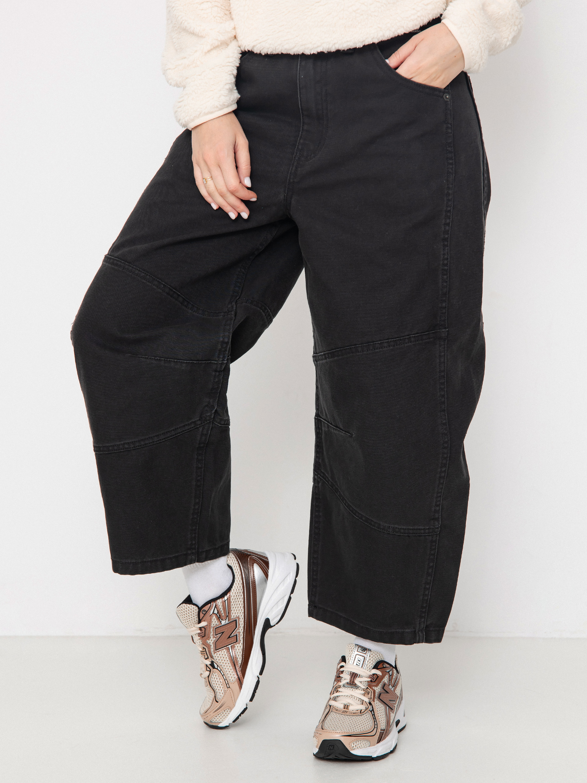 Vans Blaire Cropped Barrel Wmn Pants (black)