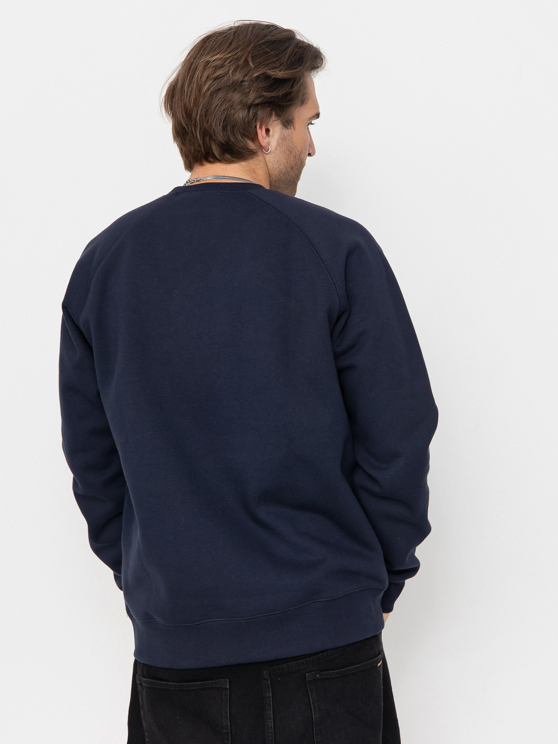 Carhartt WIP Sweatshirt Chase (dark navy/gold)
