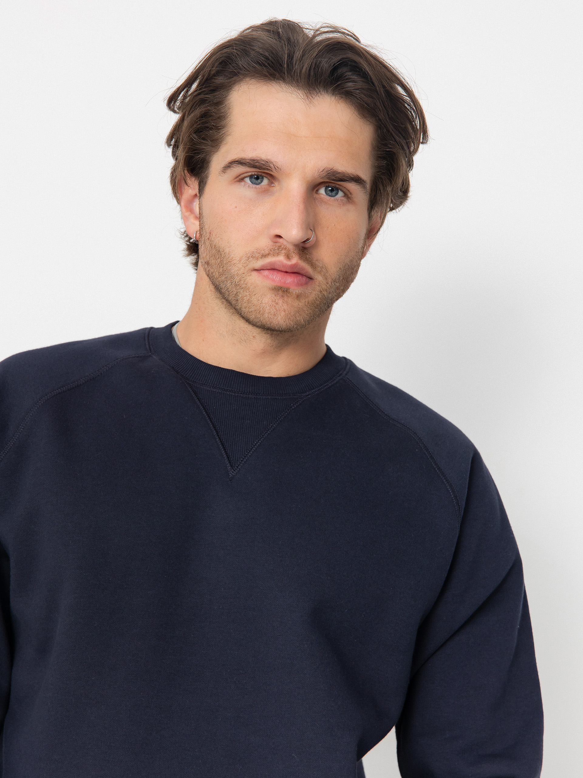 Carhartt WIP Sweatshirt Chase (dark navy/gold)