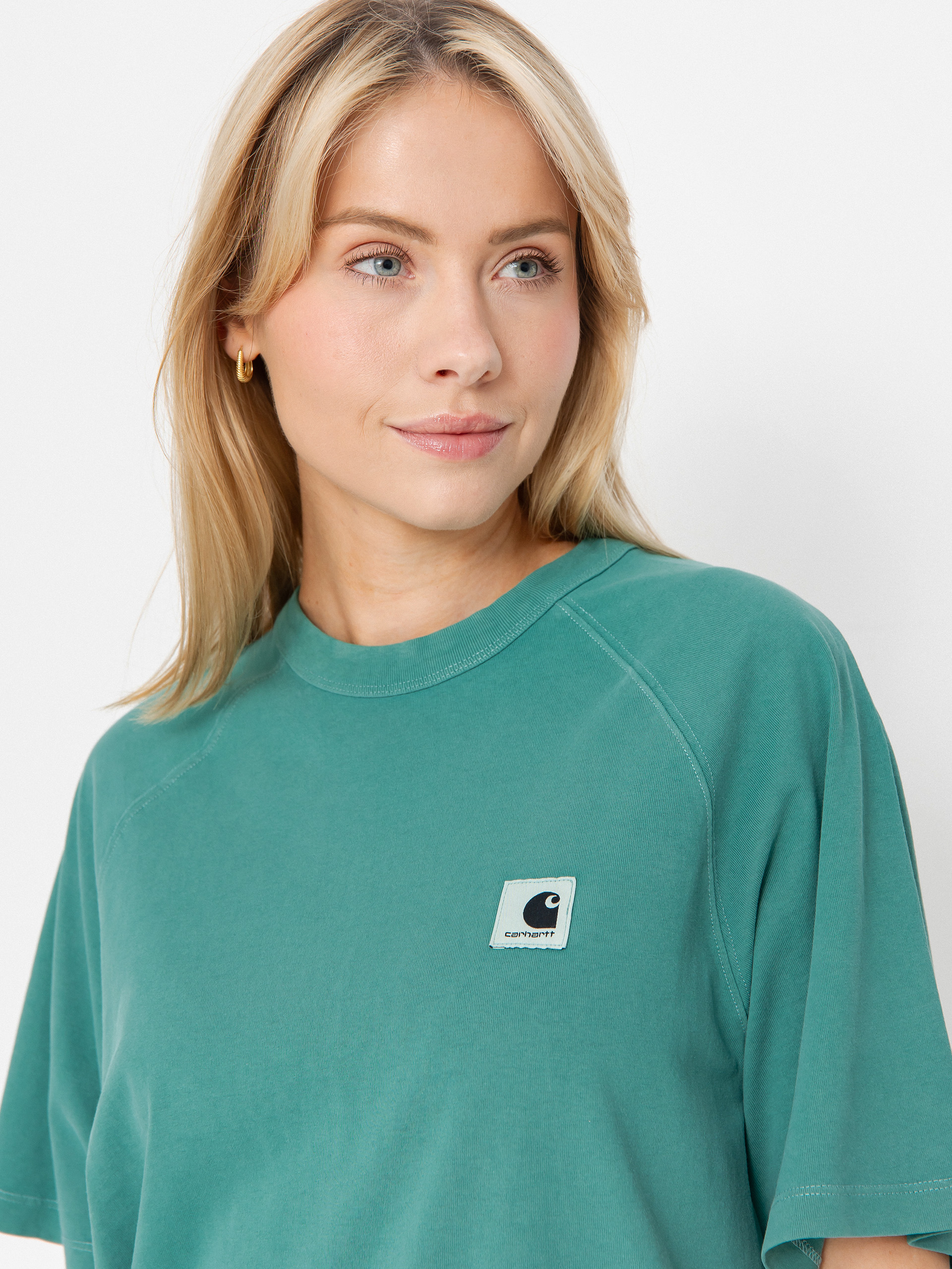 Carhartt WIP Hudson Wmn T-Shirt (saguaro/chalk wash)