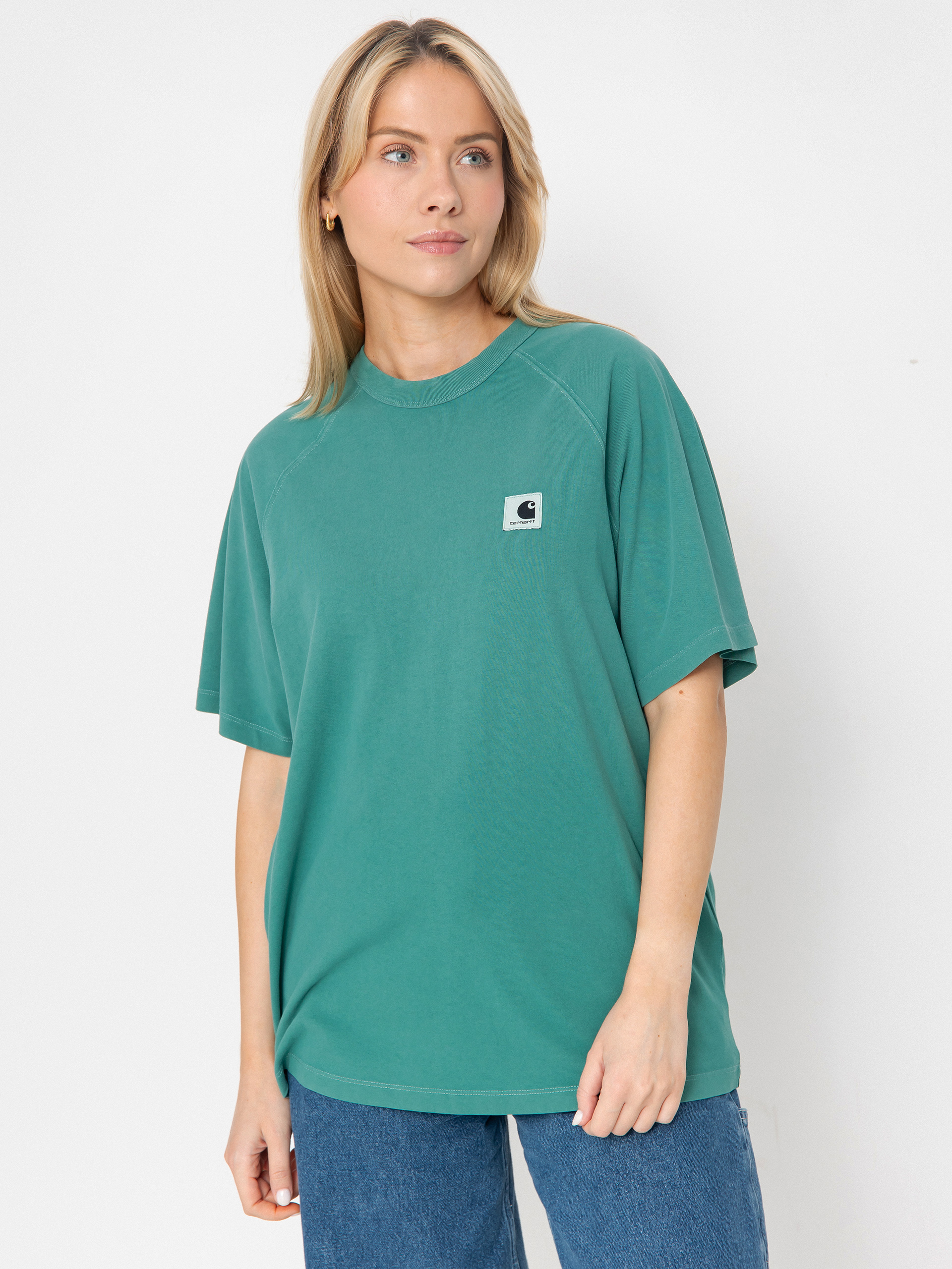Carhartt WIP Hudson Wmn T-Shirt (saguaro/chalk wash)
