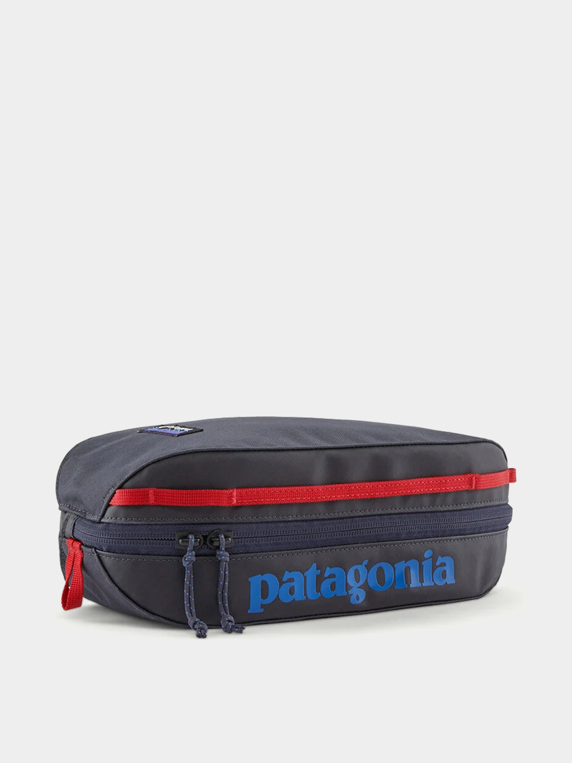 Patagonia Cosmetic bag Black Hole Cube 3L (smolder blue w/amanita red)